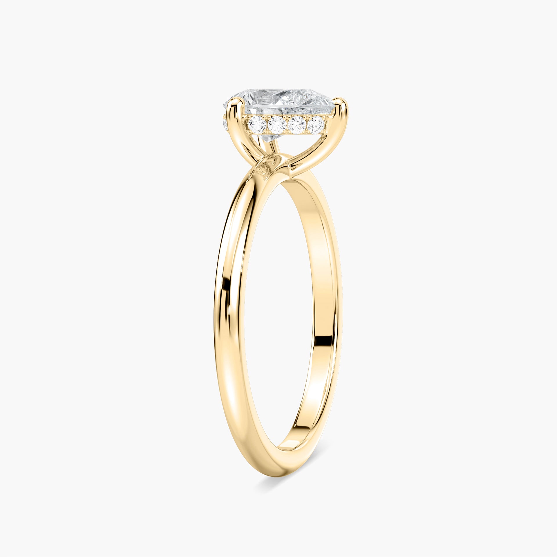 Greta Verlobungsring – Gelbgold