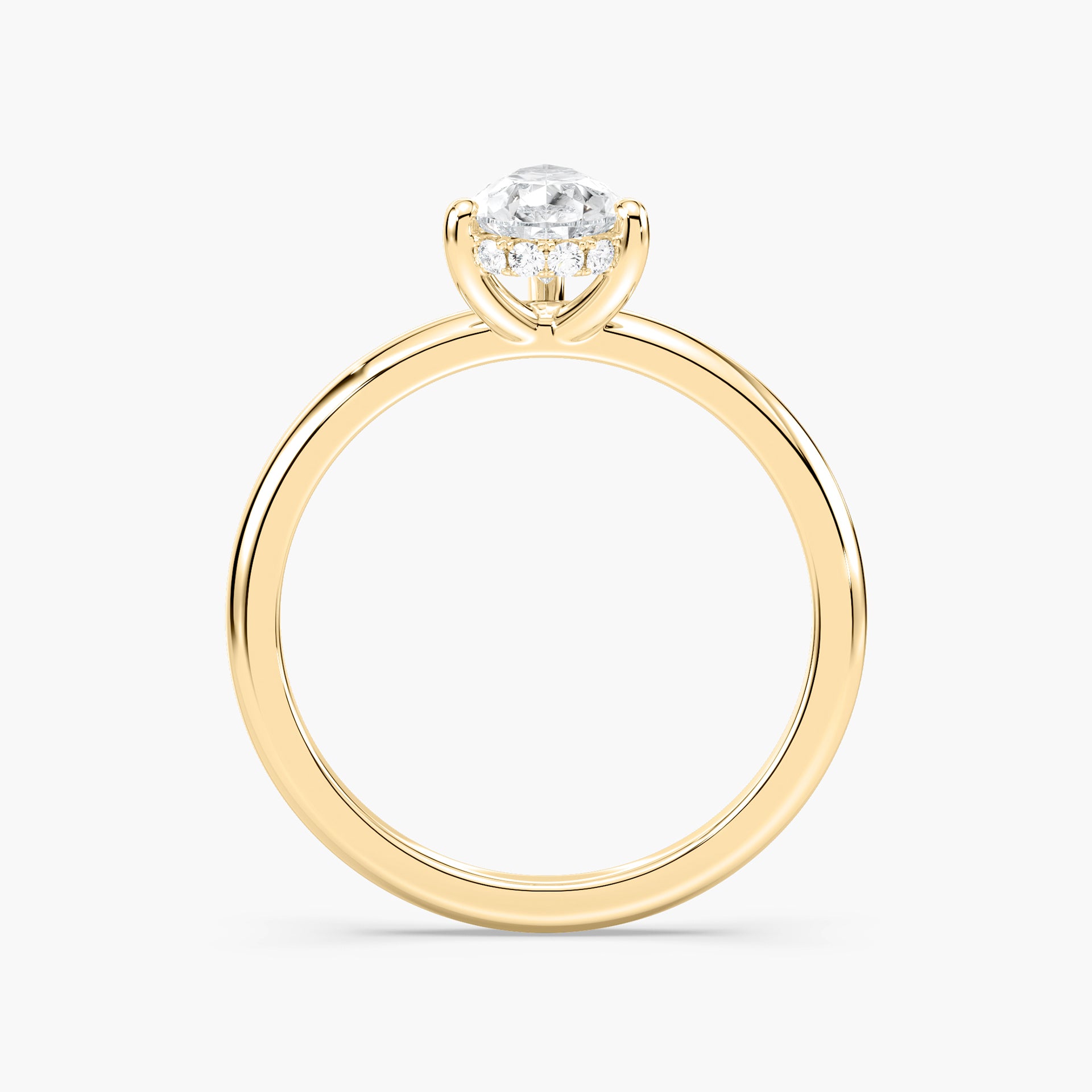 Greta Verlobungsring – Gelbgold