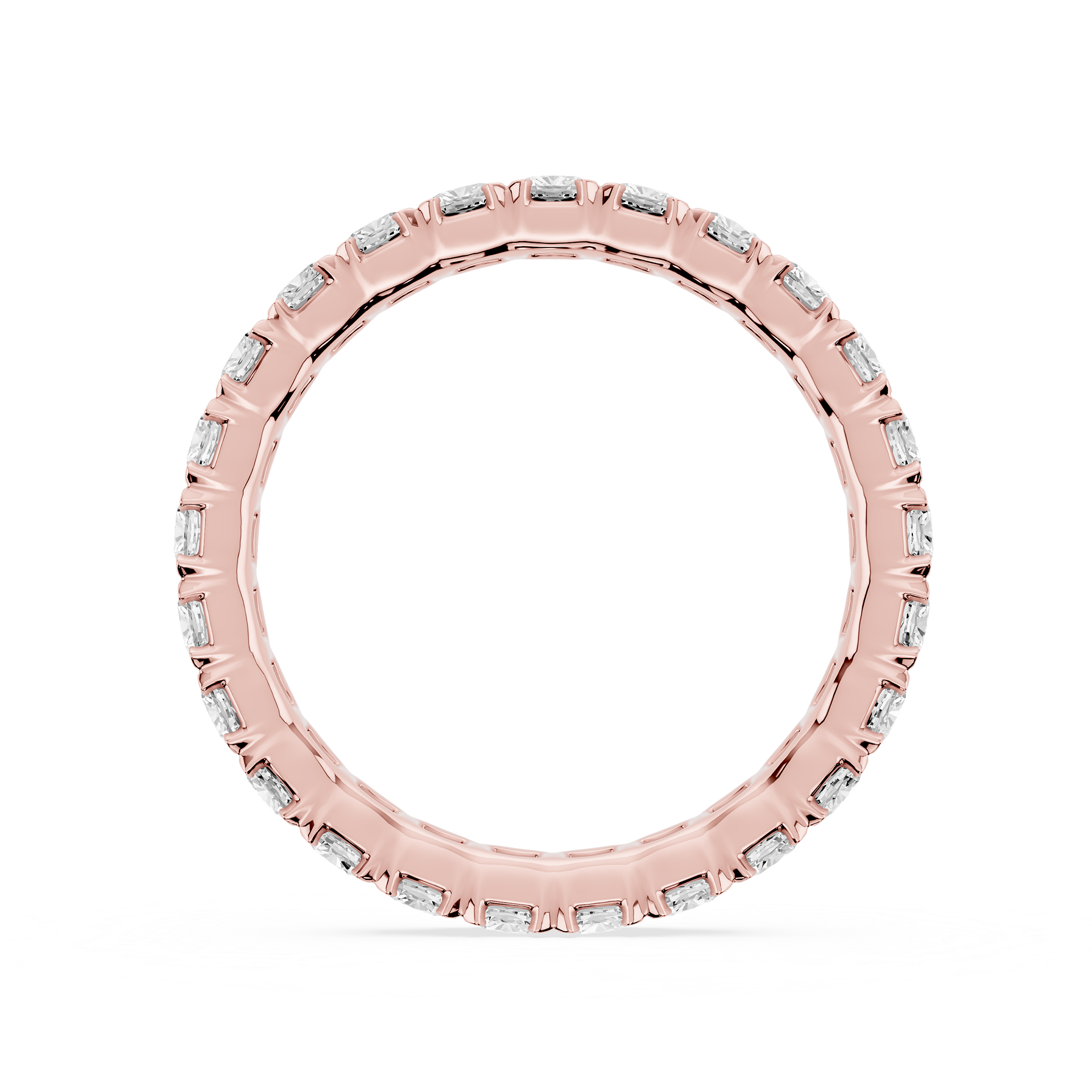 Lovea Mathilda Eternity Ring Kissenschliff – Roségold