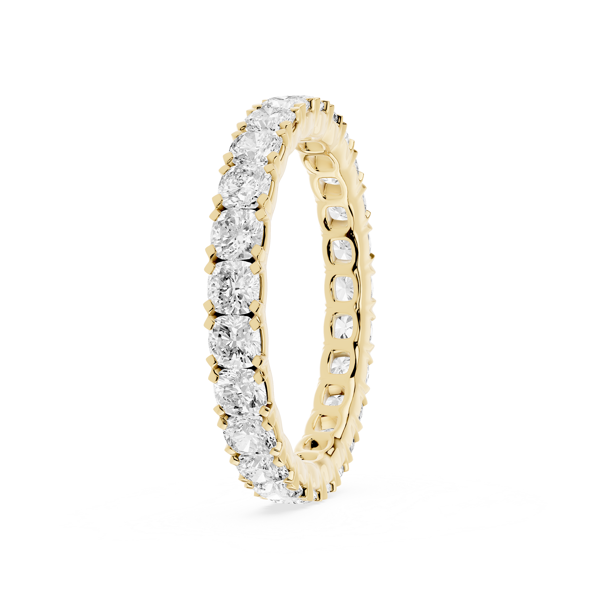 Lovea Mathilda Eternity Ring Kissenschliff – Gelbgold