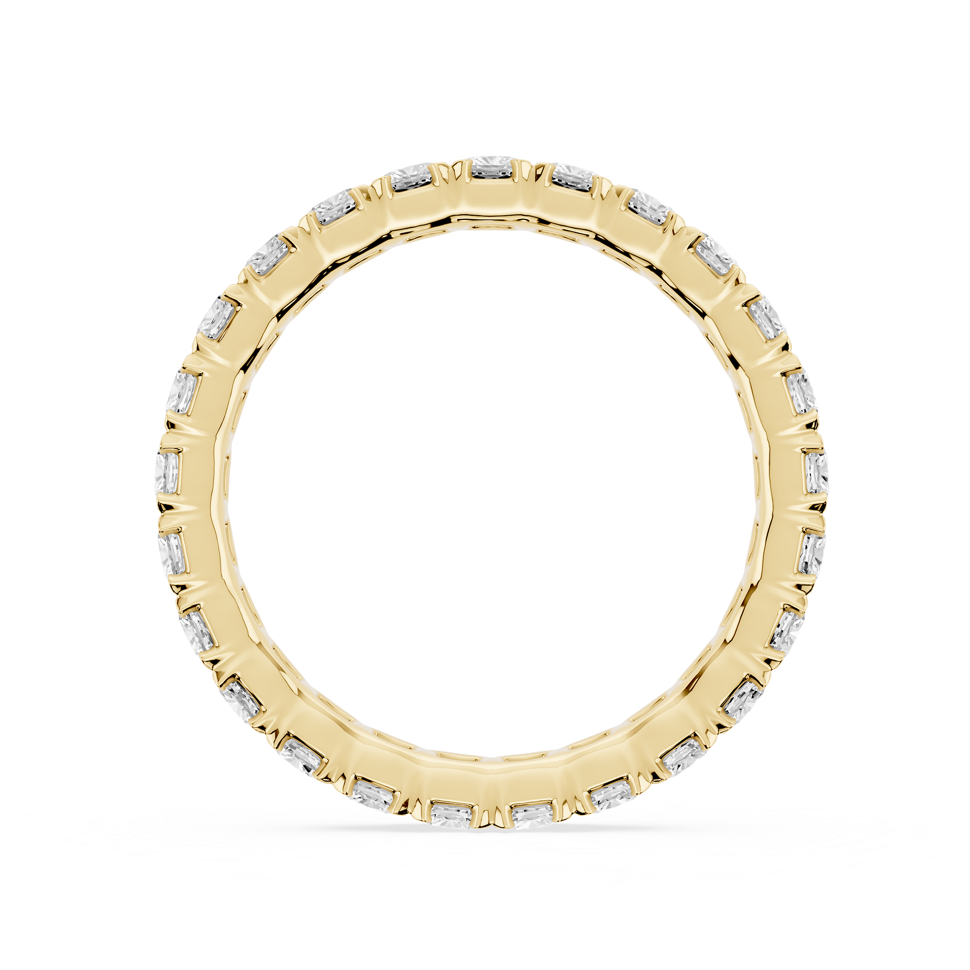 Lovea Mathilda Eternity Ring Kissenschliff – Gelbgold
