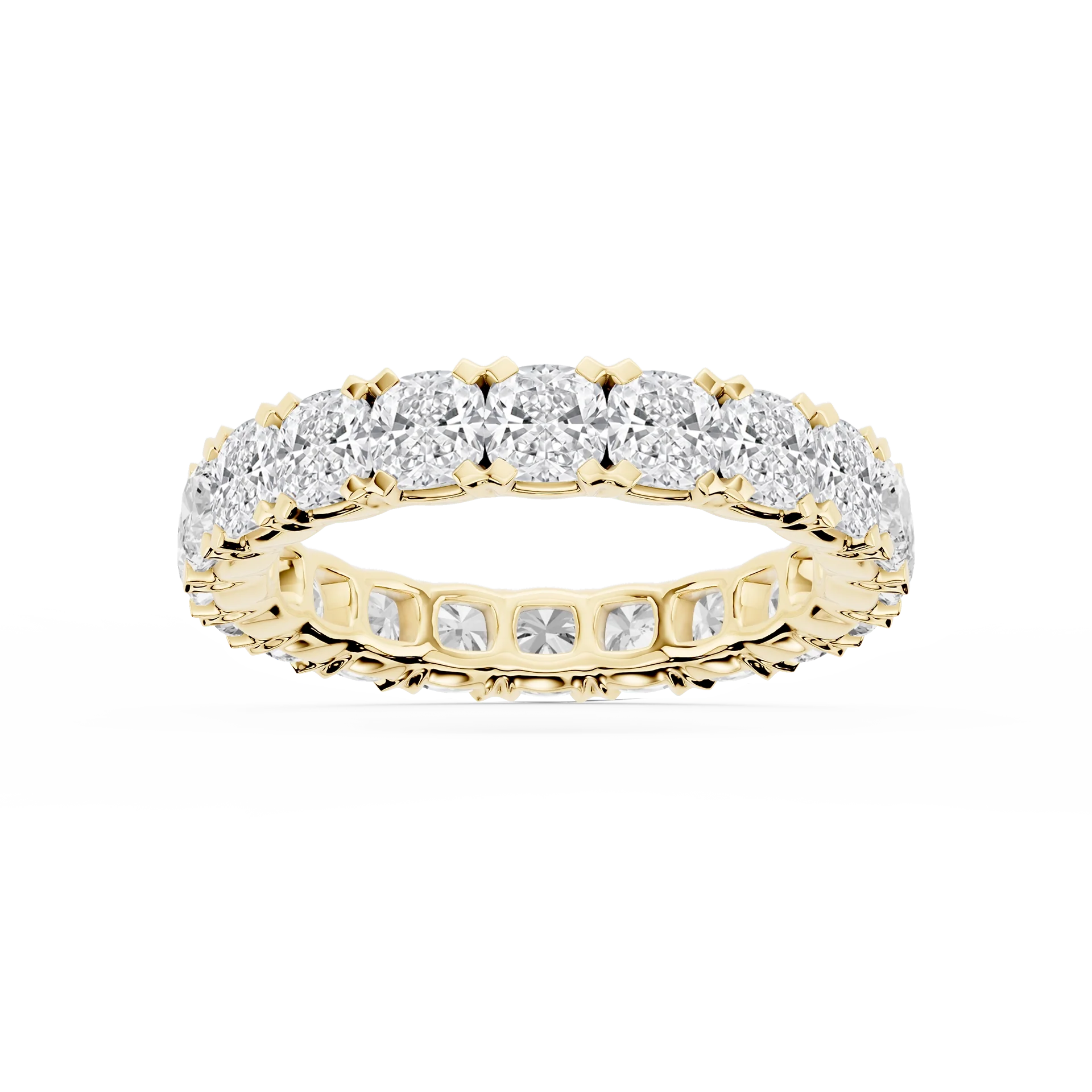 Lovea Mathilda Eternity Ring Kissenschliff – Gelbgold