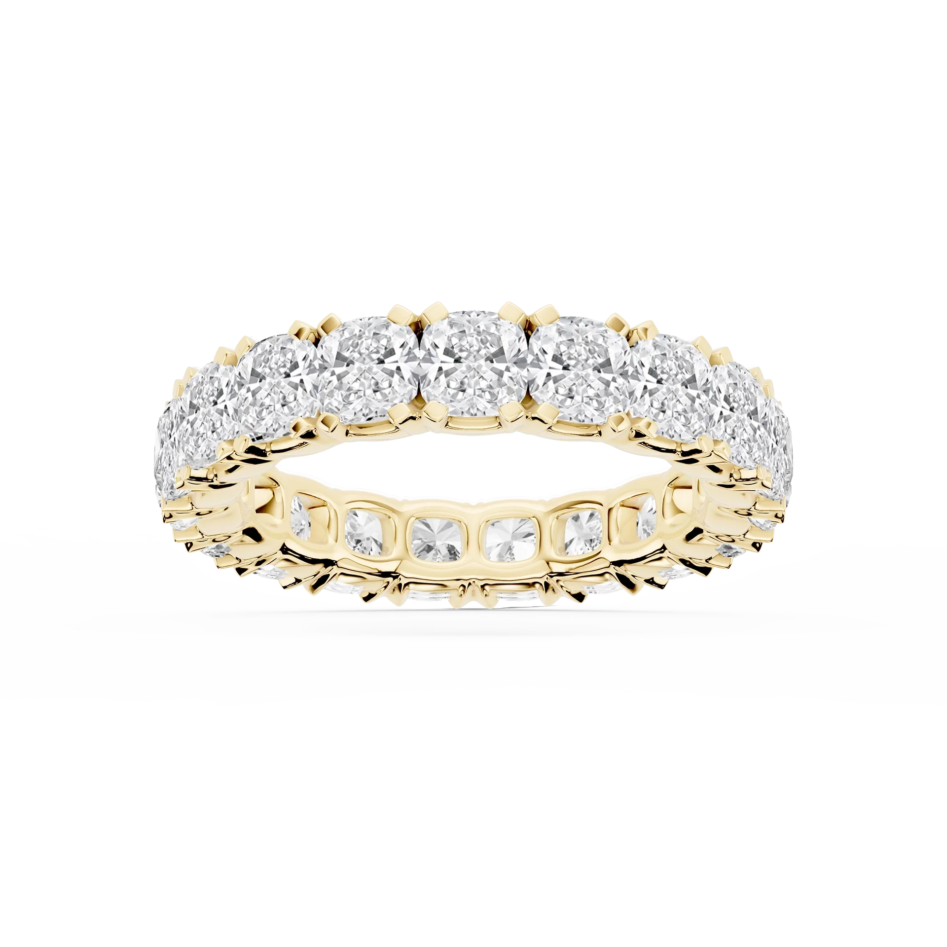 Lovea Mathilda Eternity Ring Kissenschliff – Gelbgold