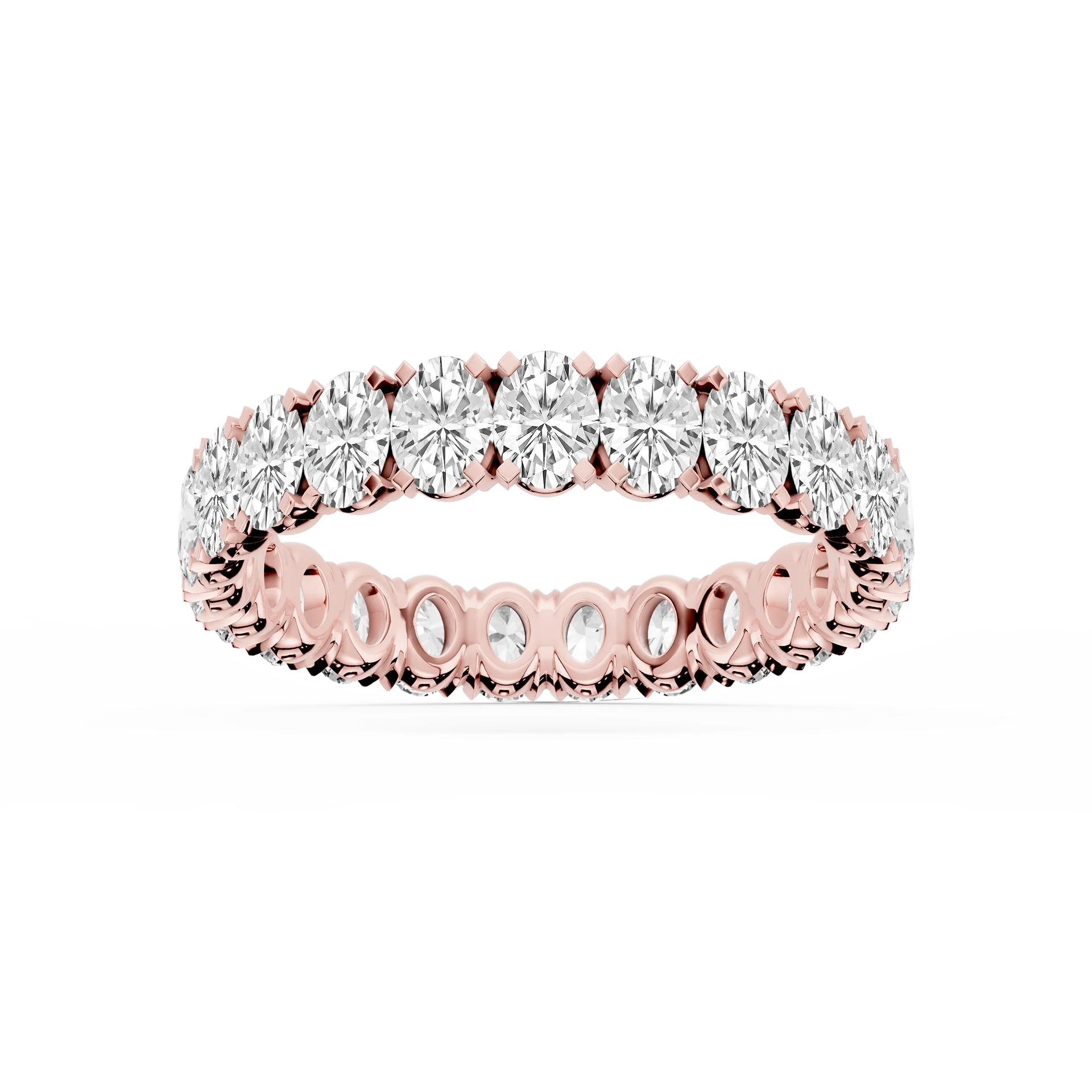 Lovea Mathilda Eternity Ring Ovalschliff – Roségold