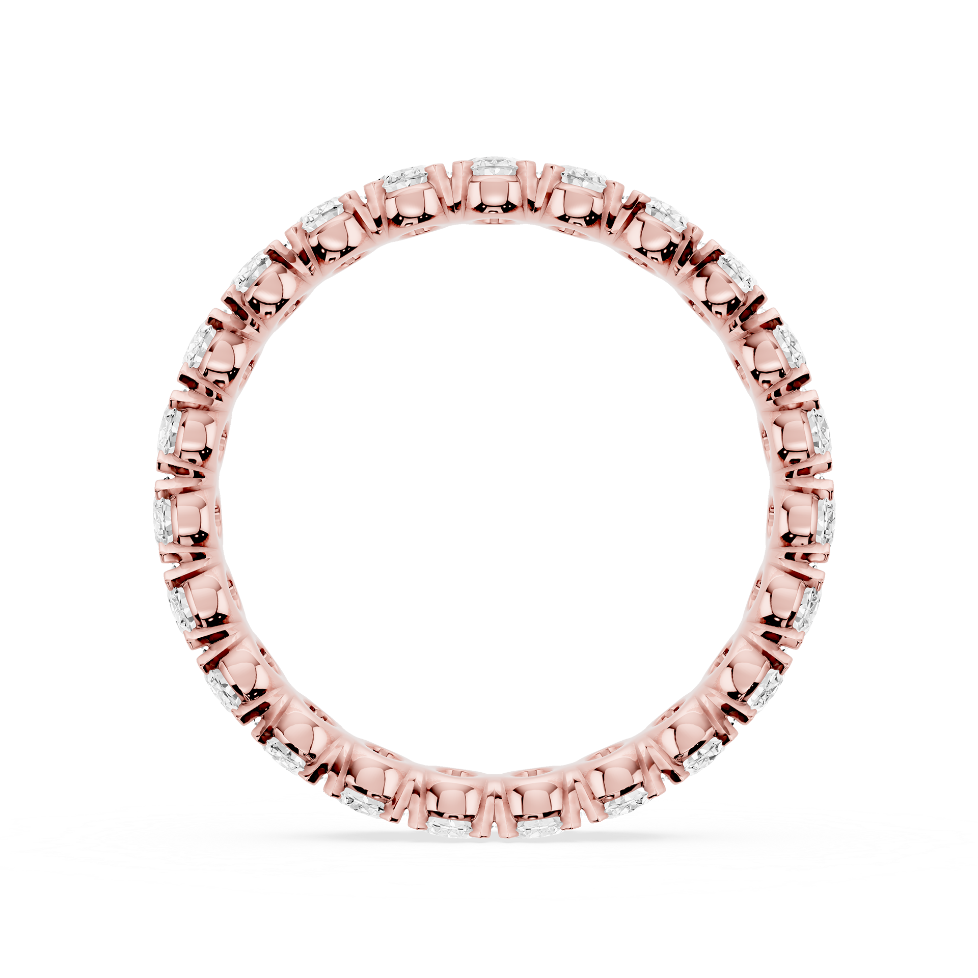 Lovea Mathilda Eternity Ring Ovalschliff – Roségold