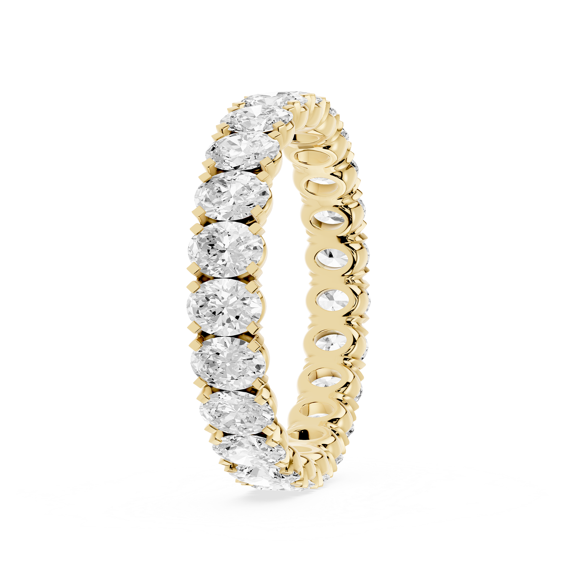 Lovea Mathilda Eternity Ring Ovalschliff – Gelbgold