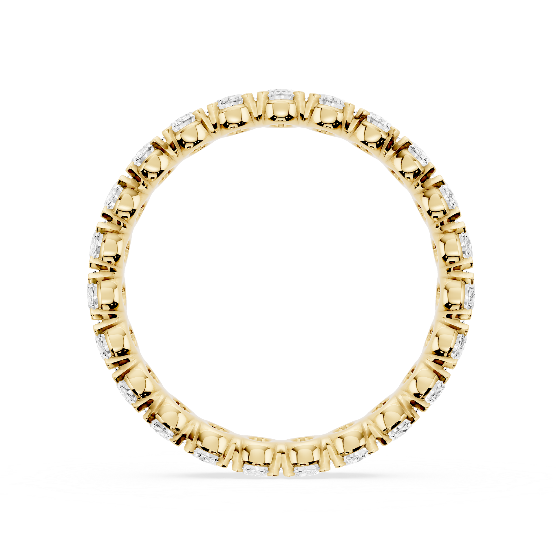 Lovea Mathilda Eternity Ring Ovalschliff – Gelbgold