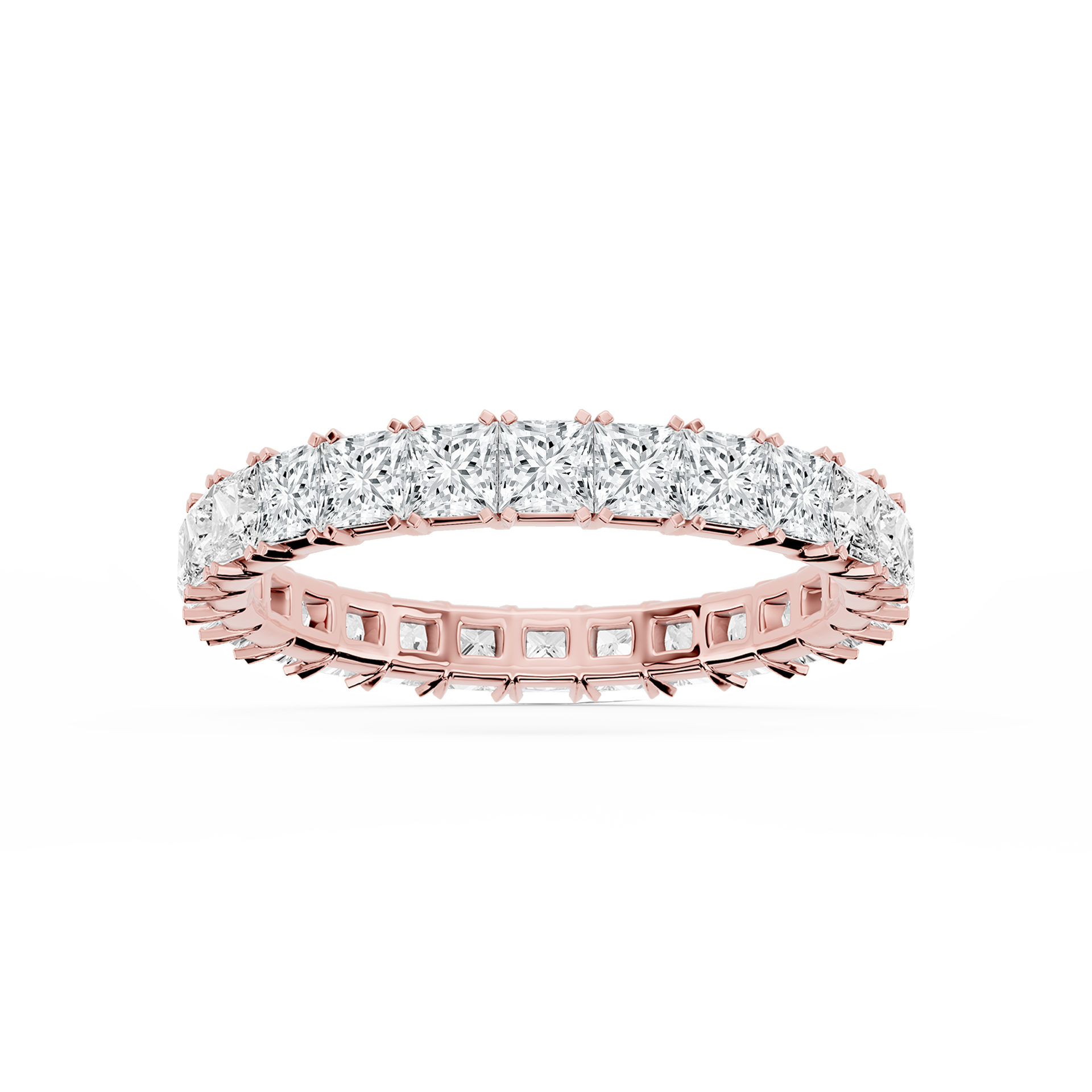 Lovea Mathilda Eternity Ring Prinzessschliff – Roségold