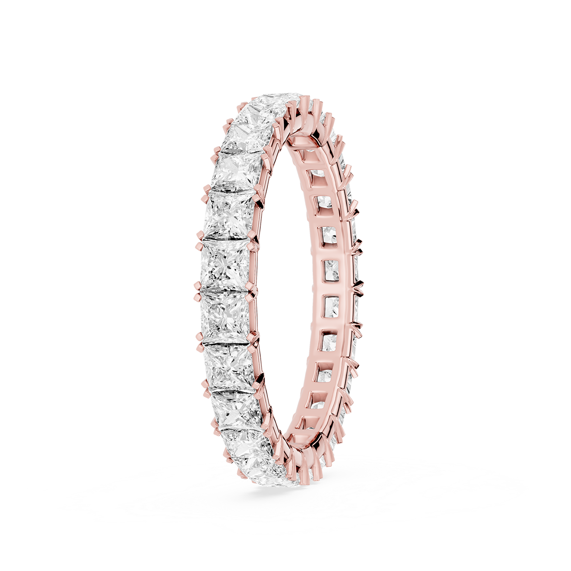 Lovea Mathilda Eternity Ring Prinzessschliff – Roségold