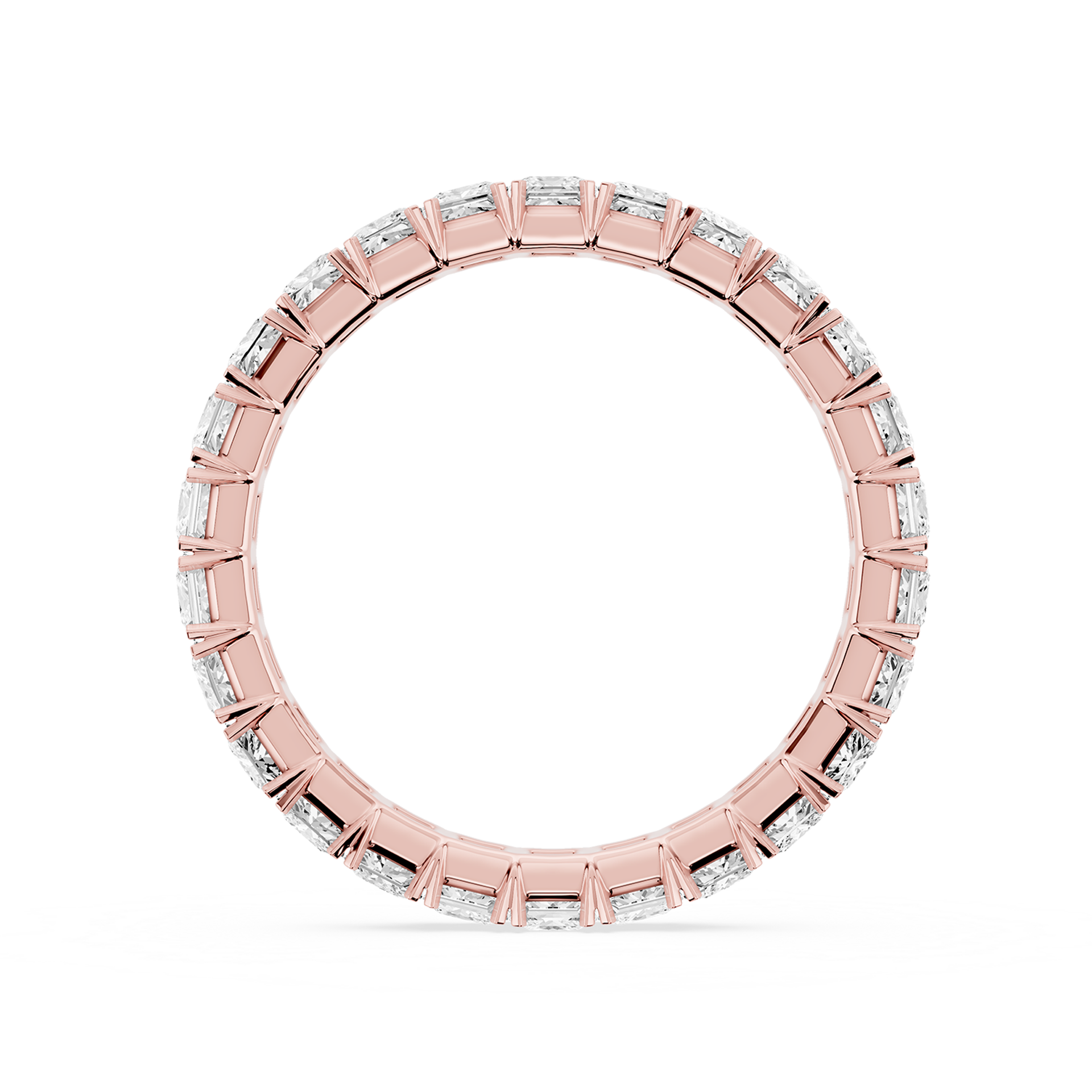 Lovea Mathilda Eternity Ring Prinzessschliff – Roségold