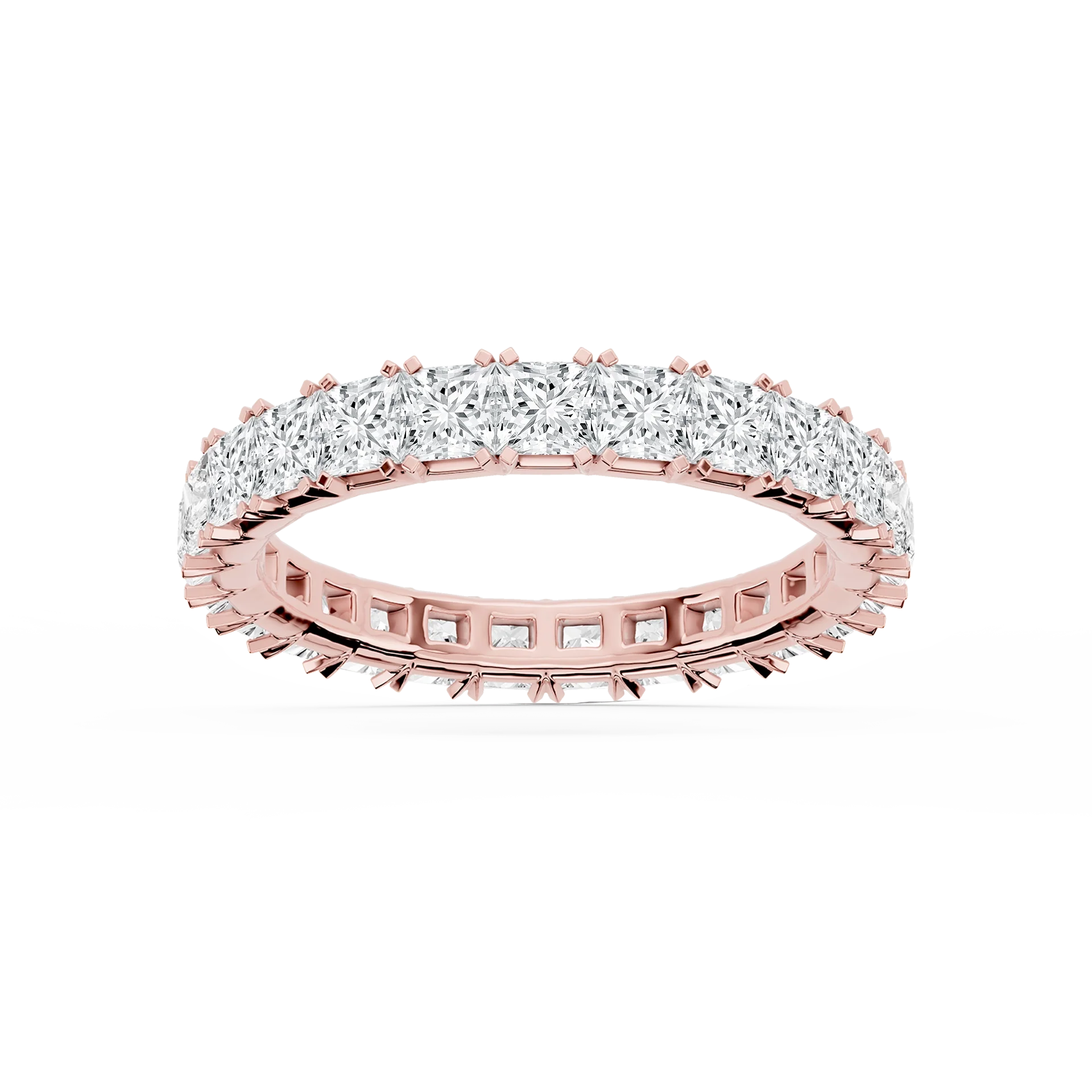 Lovea Mathilda Eternity Ring Prinzessschliff – Roségold