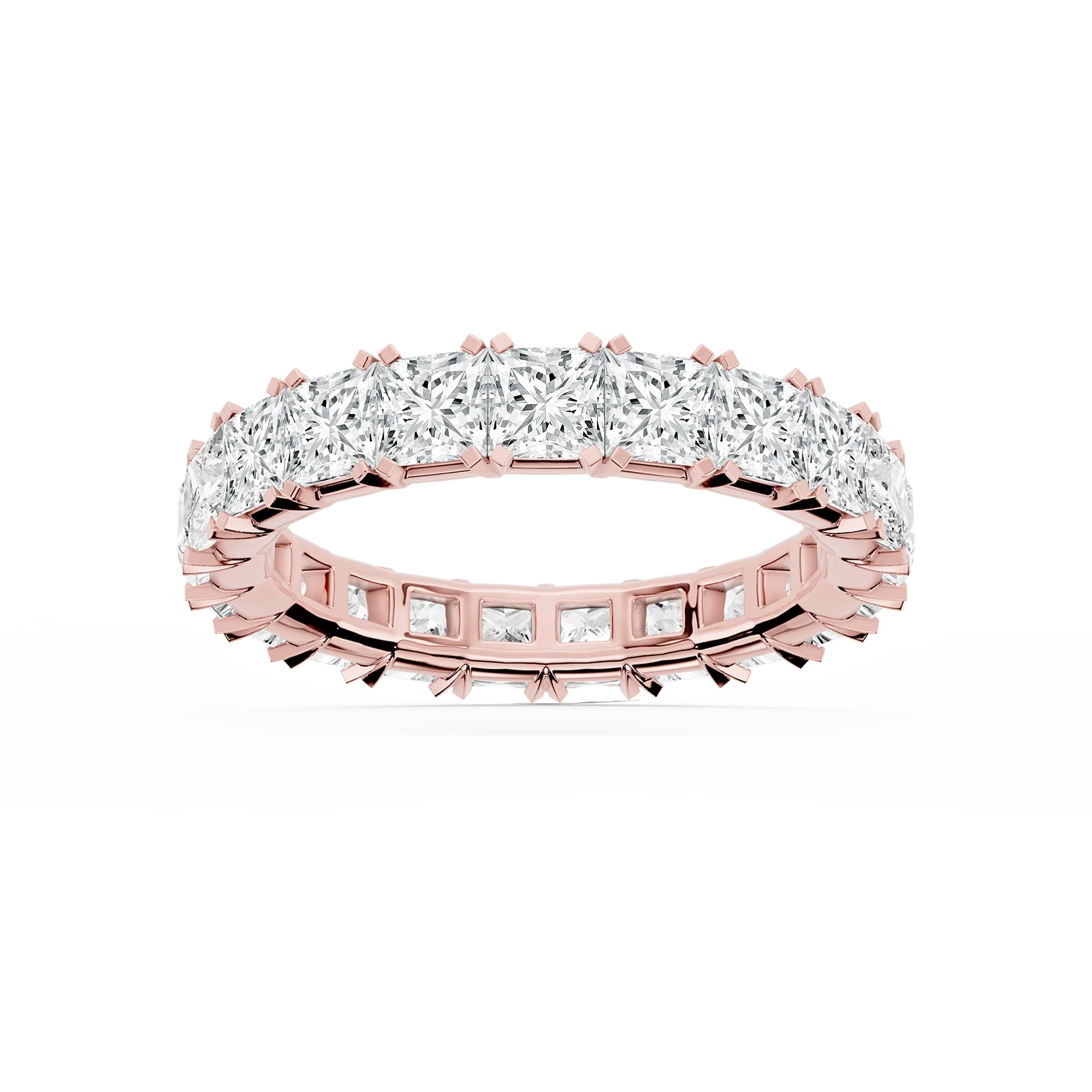 Lovea Mathilda Eternity Ring Prinzessschliff – Roségold