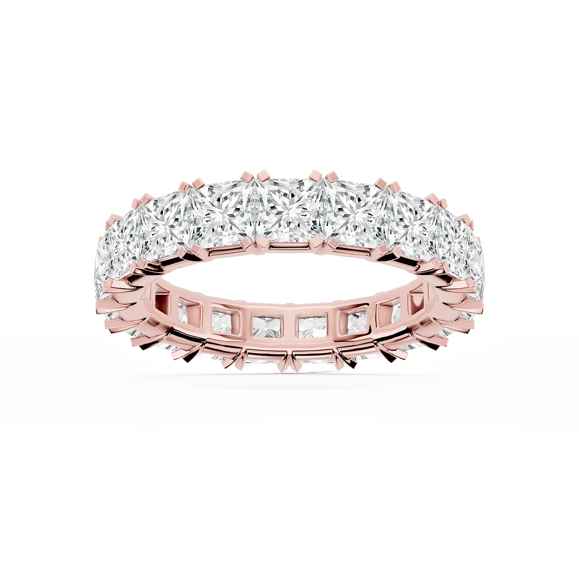Lovea Mathilda Eternity Ring Prinzessschliff – Roségold
