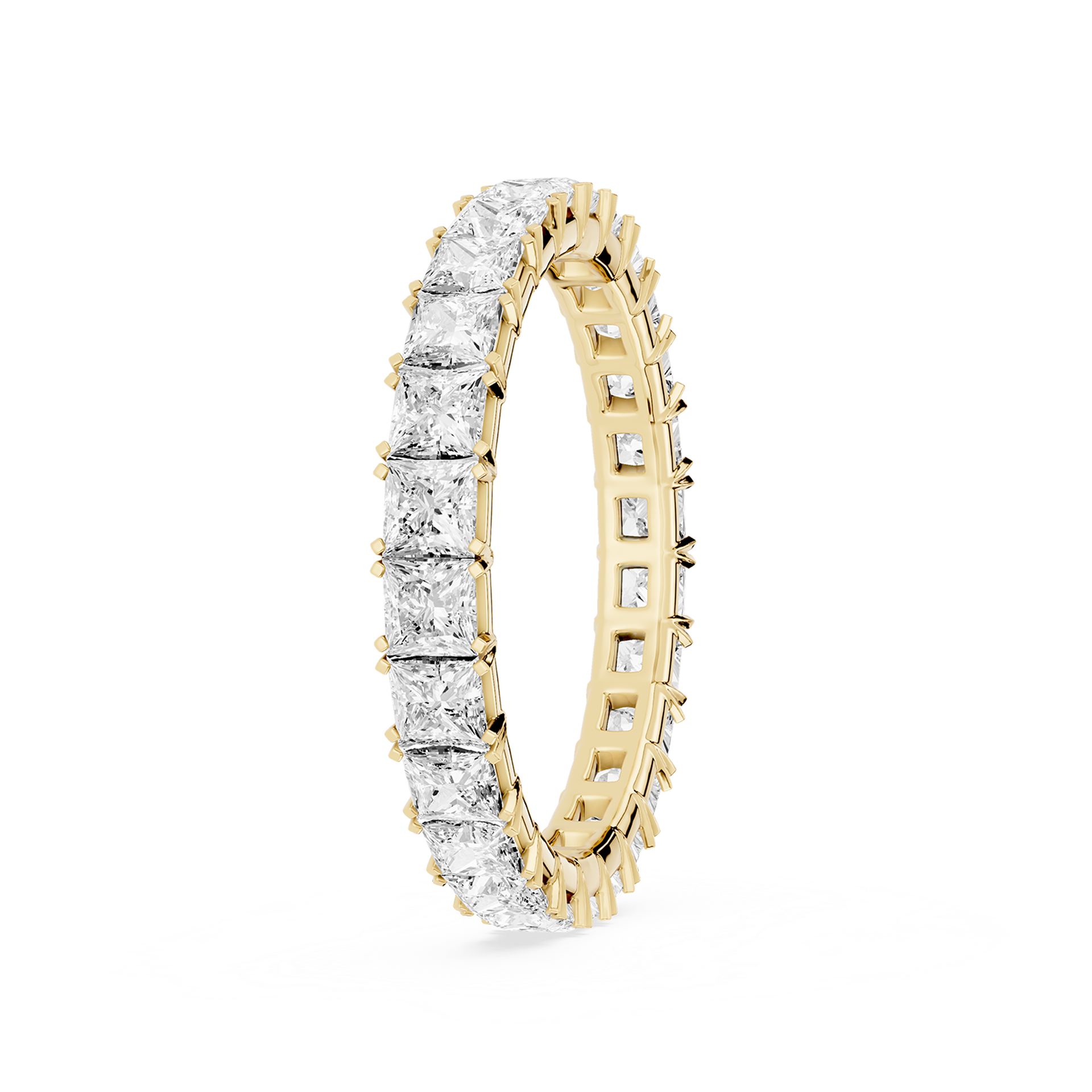 Lovea Mathilda Eternity Ring Prinzessschliff – Gelbgold
