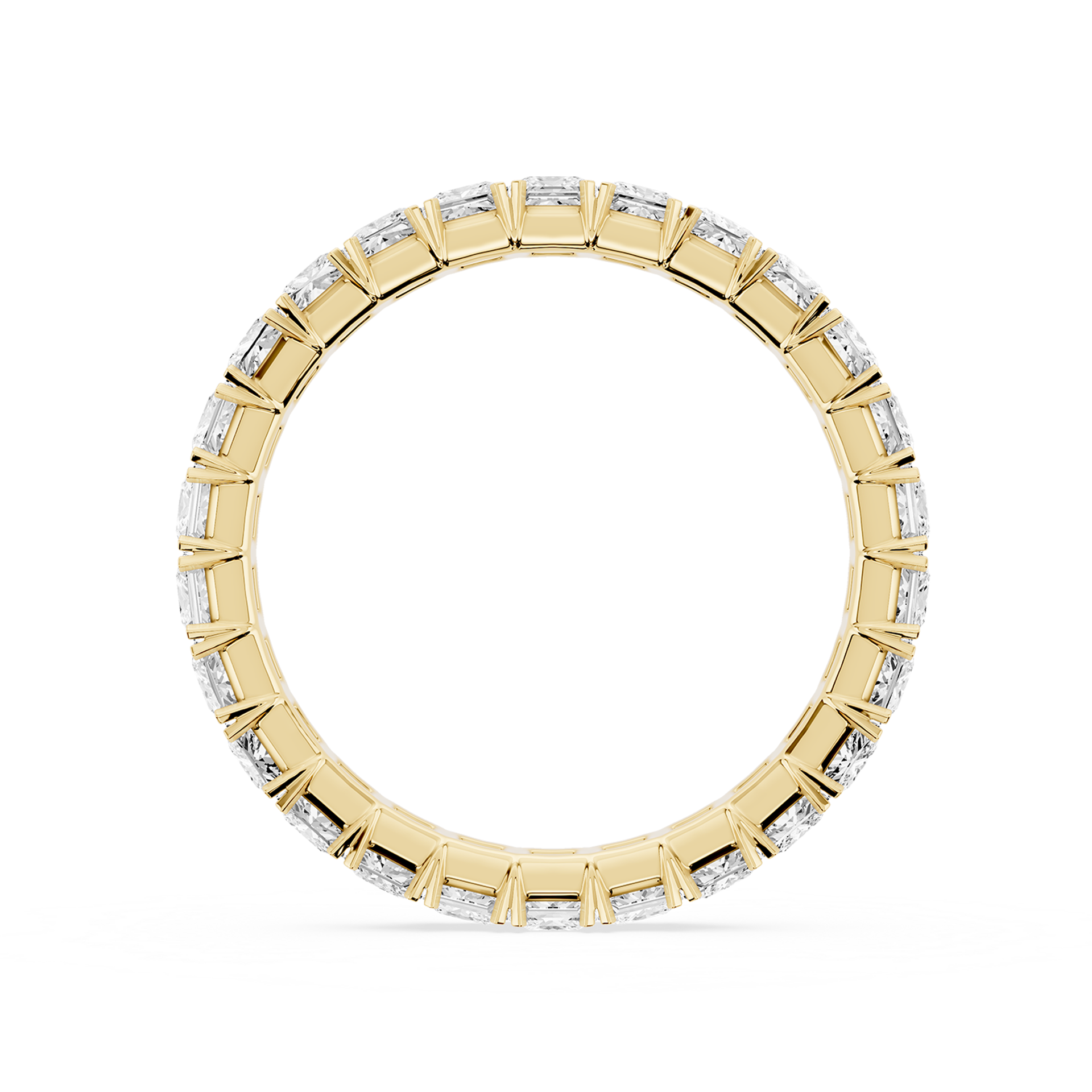 Lovea Mathilda Eternity Ring Prinzessschliff – Gelbgold
