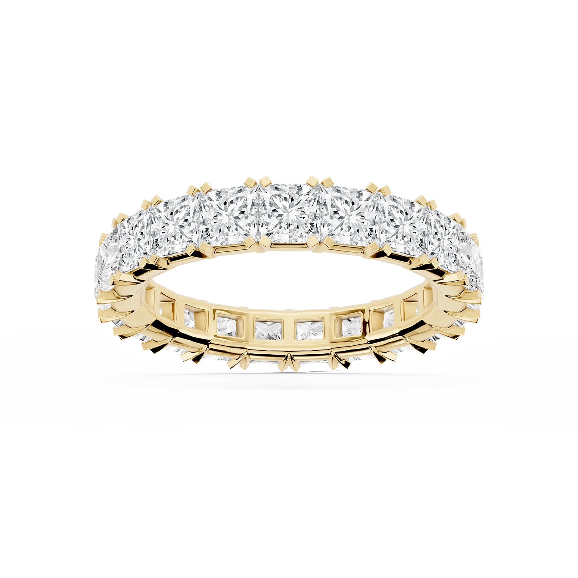 Lovea Mathilda Eternity Ring Prinzessschliff – Gelbgold