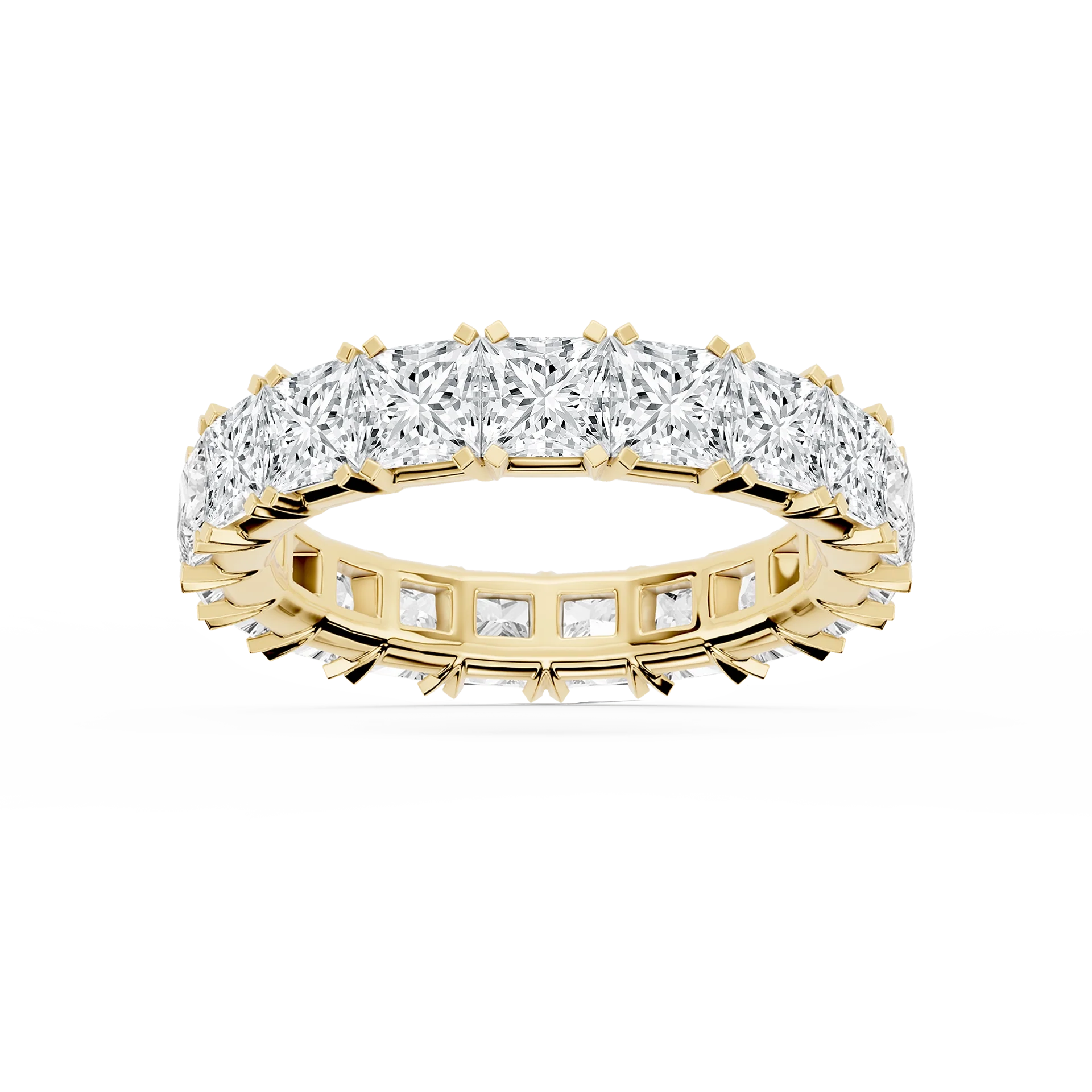 Lovea Mathilda Eternity Ring Prinzessschliff – Gelbgold