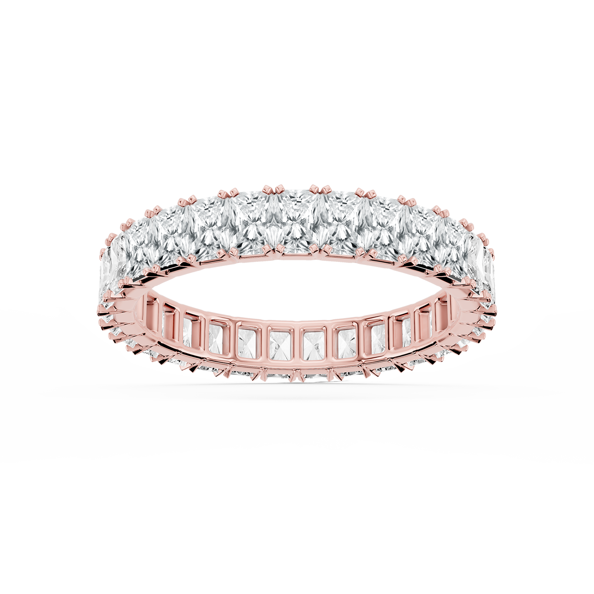 Lovea Mathilda Eternity Ring Radiantschliff – Roségold