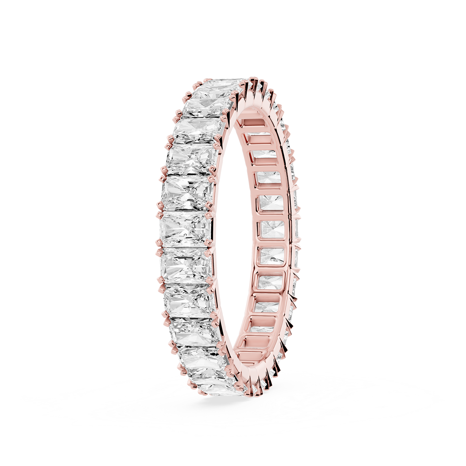 Lovea Mathilda Eternity Ring Radiantschliff – Roségold