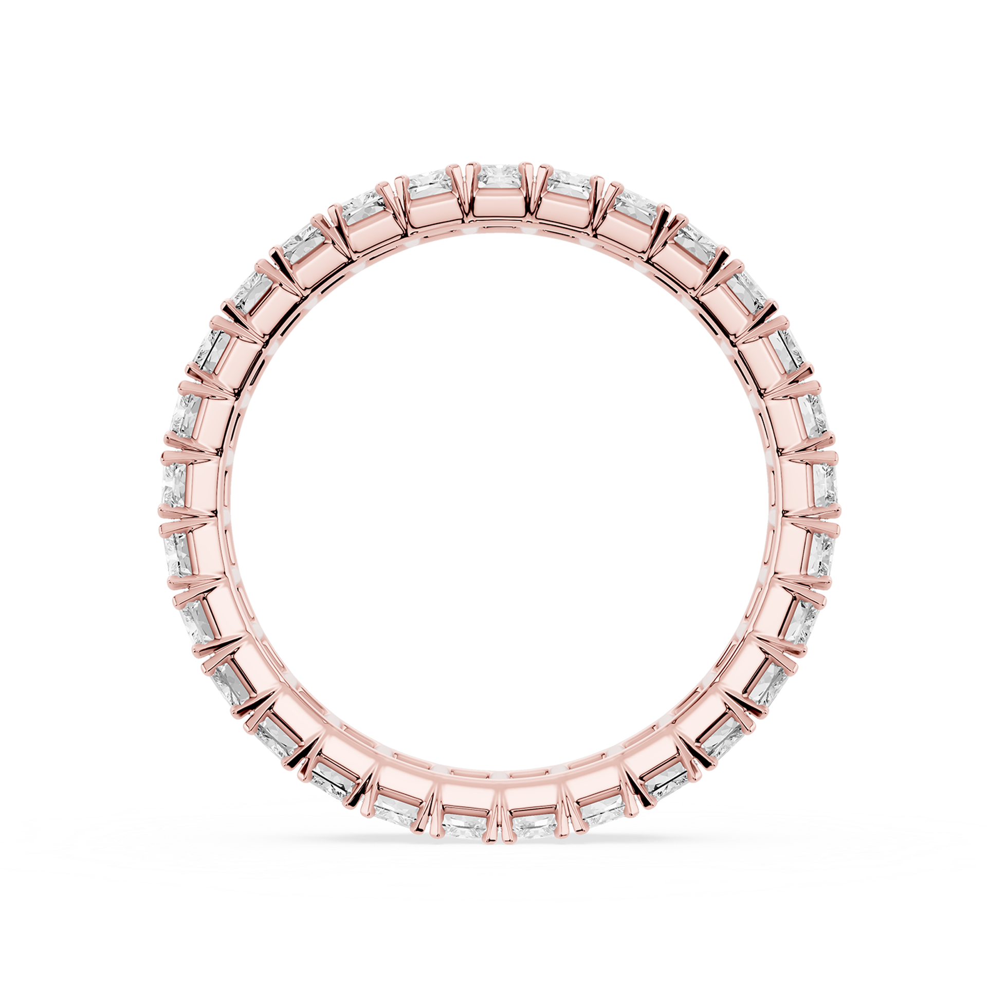 Lovea Mathilda Eternity Ring Radiantschliff – Roségold