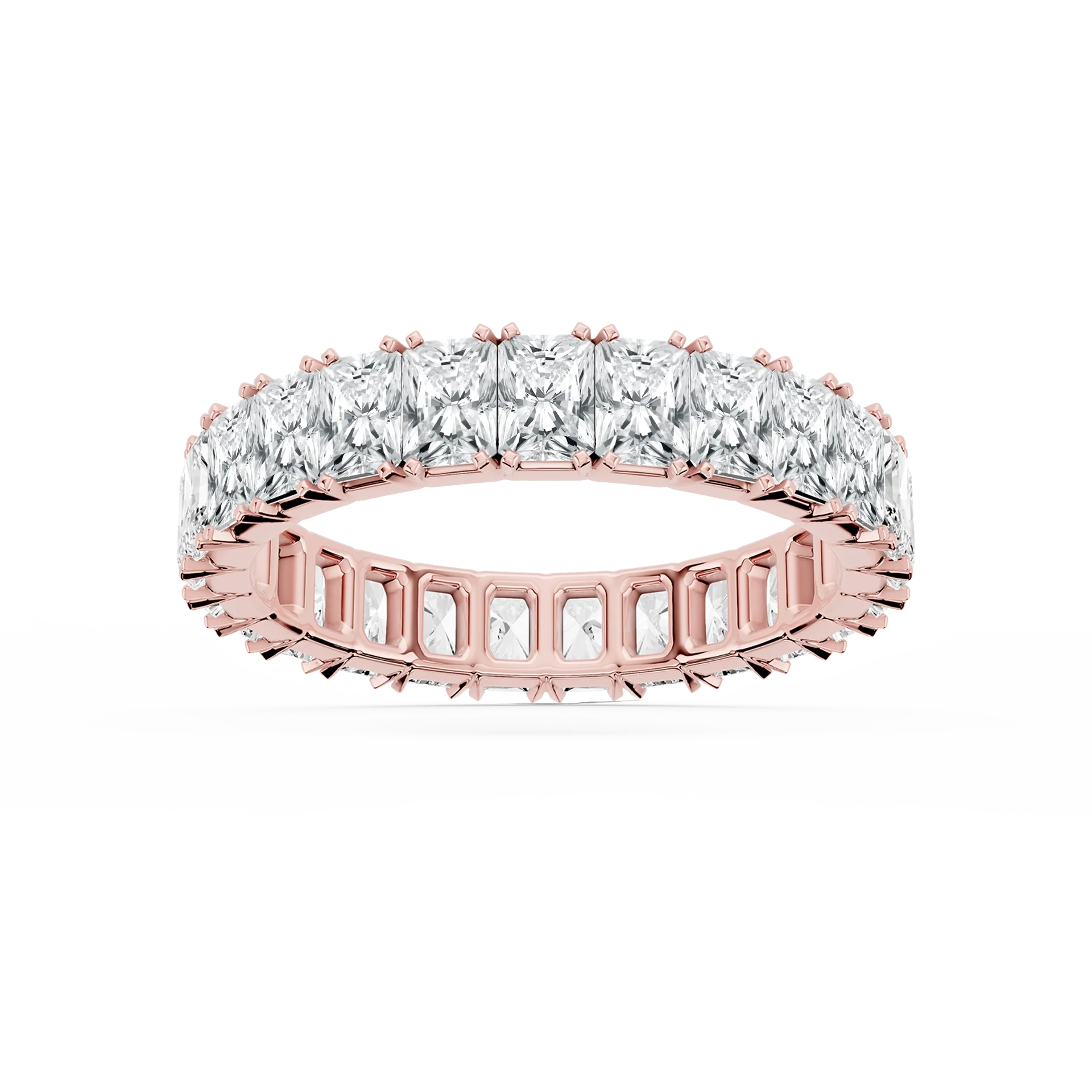 Lovea Mathilda Eternity Ring Radiantschliff – Roségold