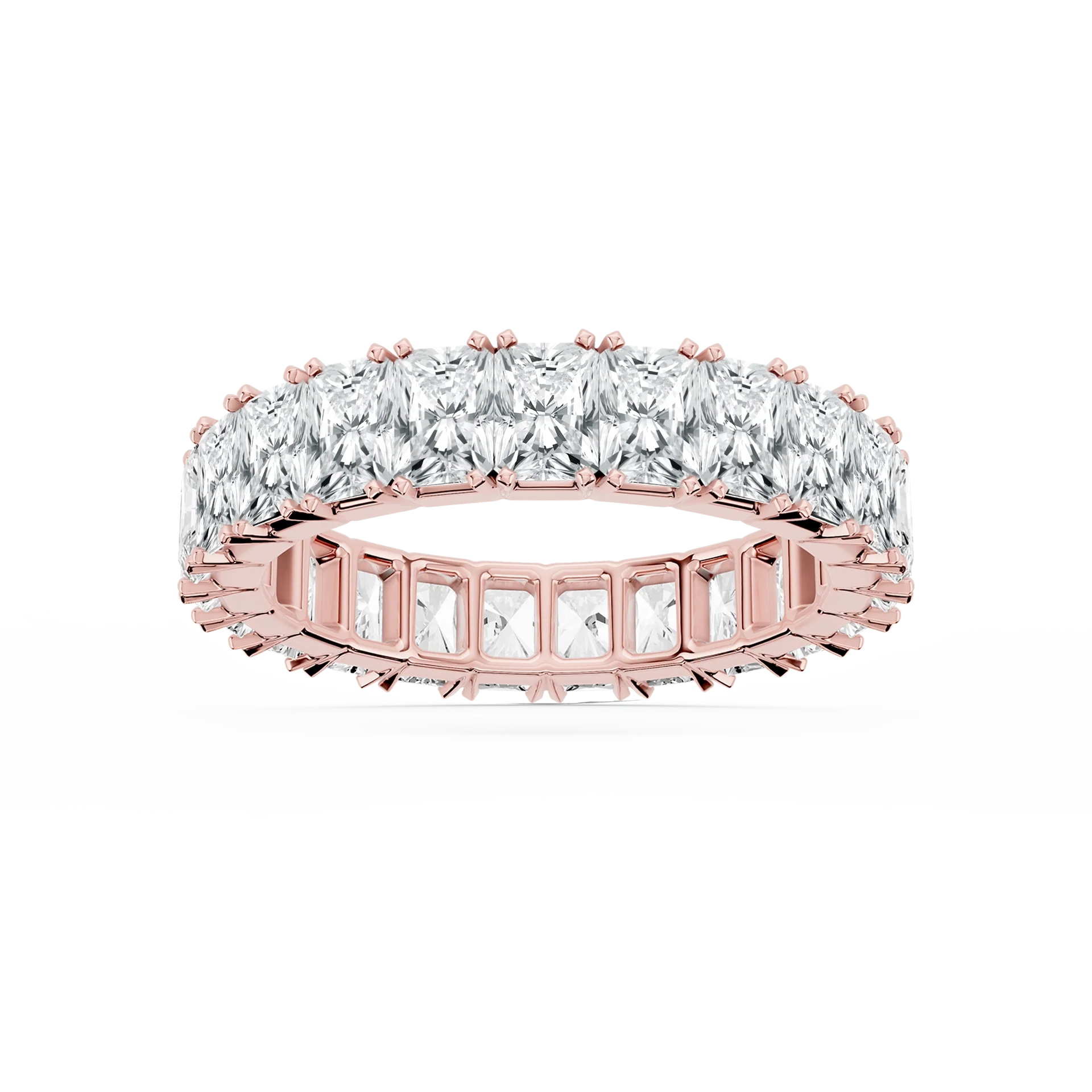 Lovea Mathilda Eternity Ring Radiantschliff – Roségold