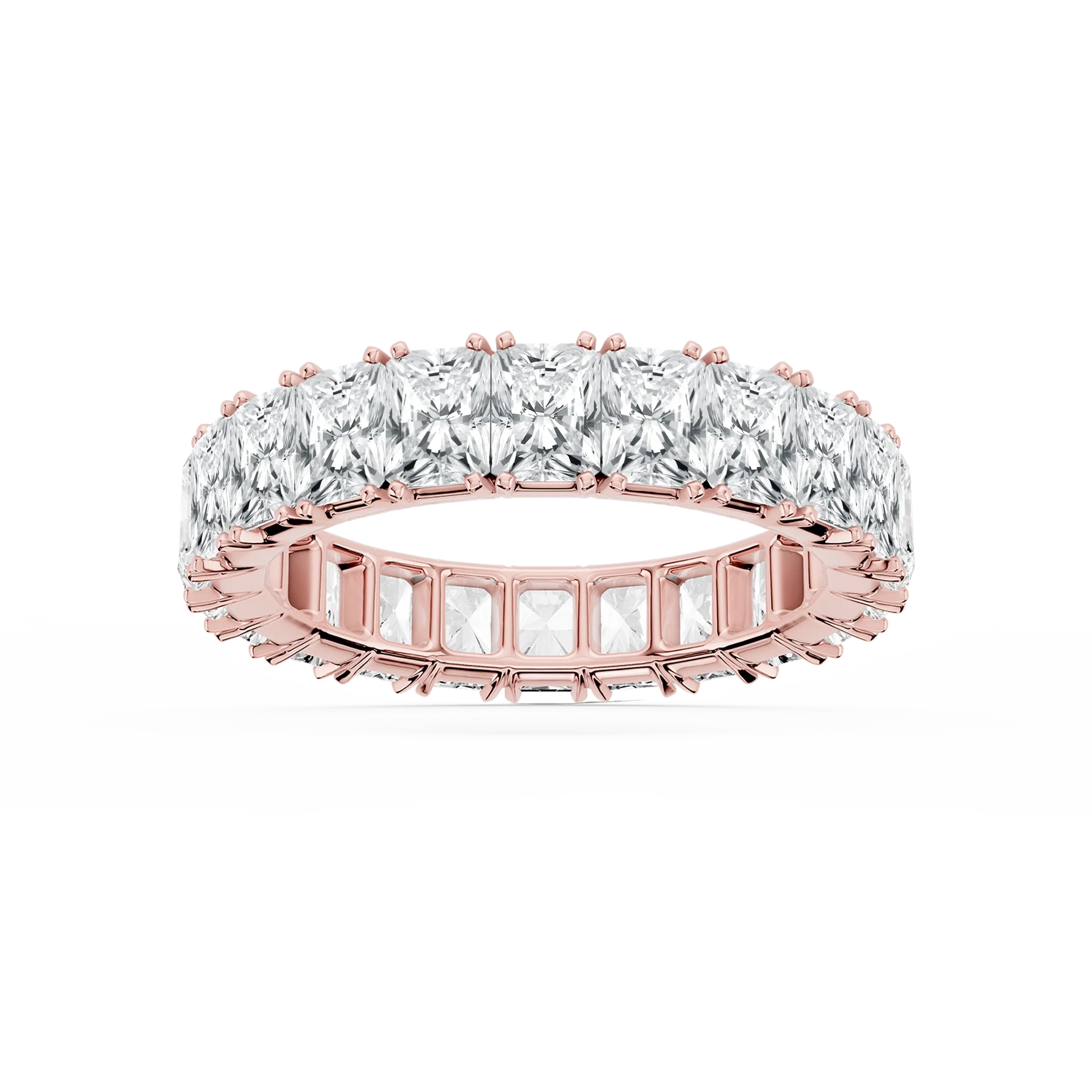 Lovea Mathilda Eternity Ring Radiantschliff – Roségold