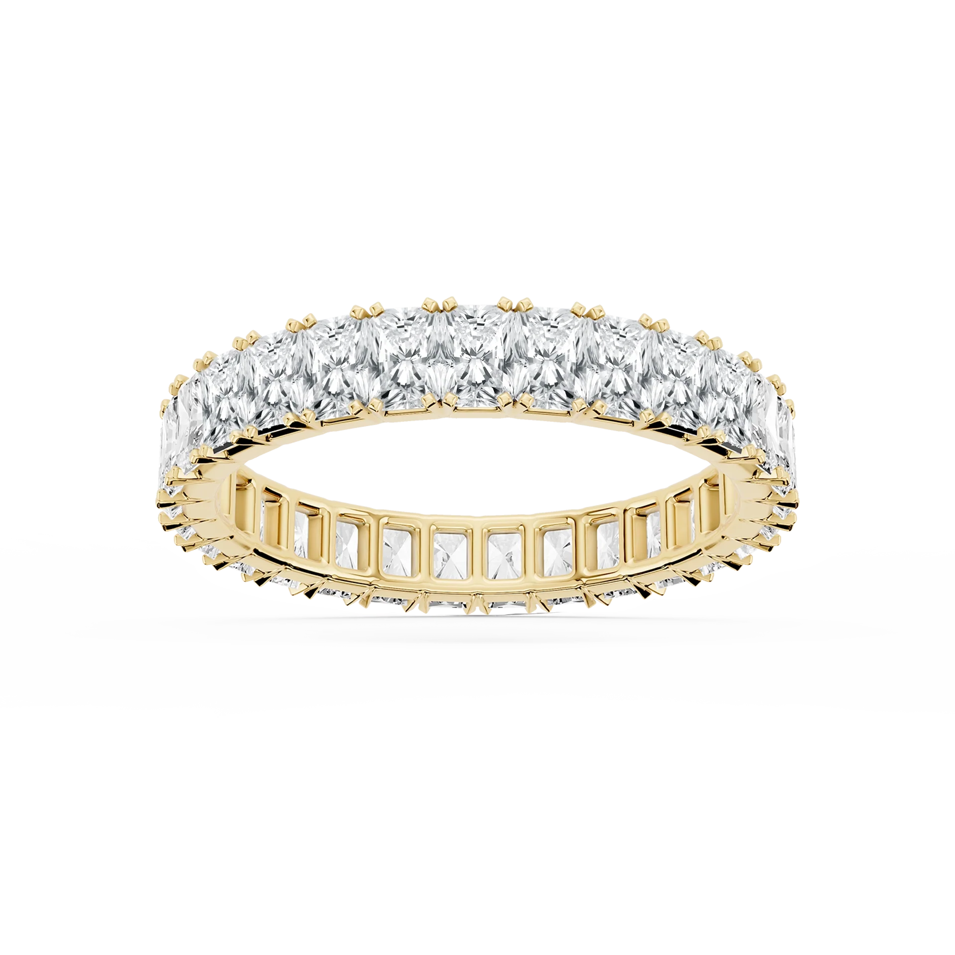 Lovea Mathilda Eternity Ring Radiantschliff – Gelbgold