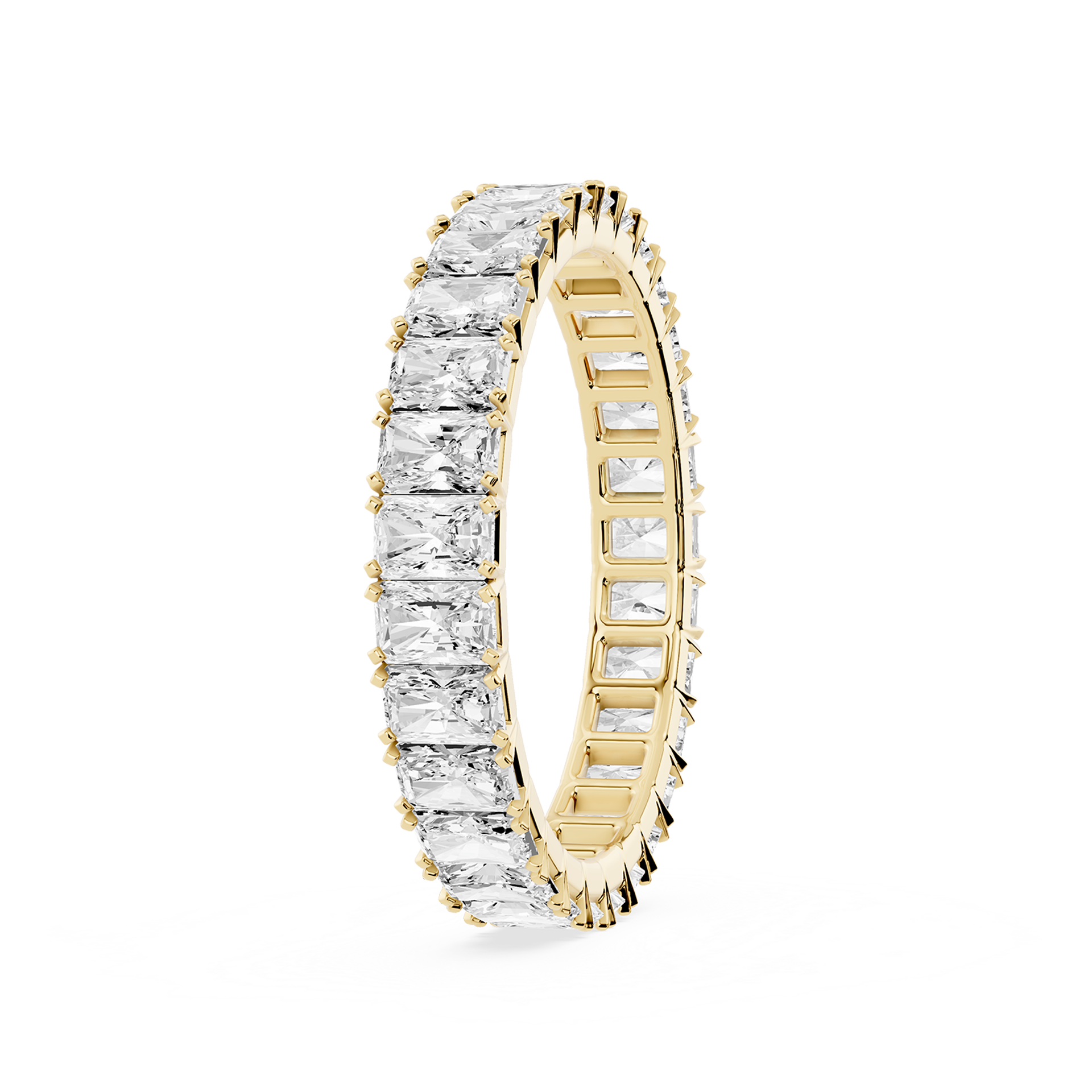 Lovea Mathilda Eternity Ring Radiantschliff – Gelbgold