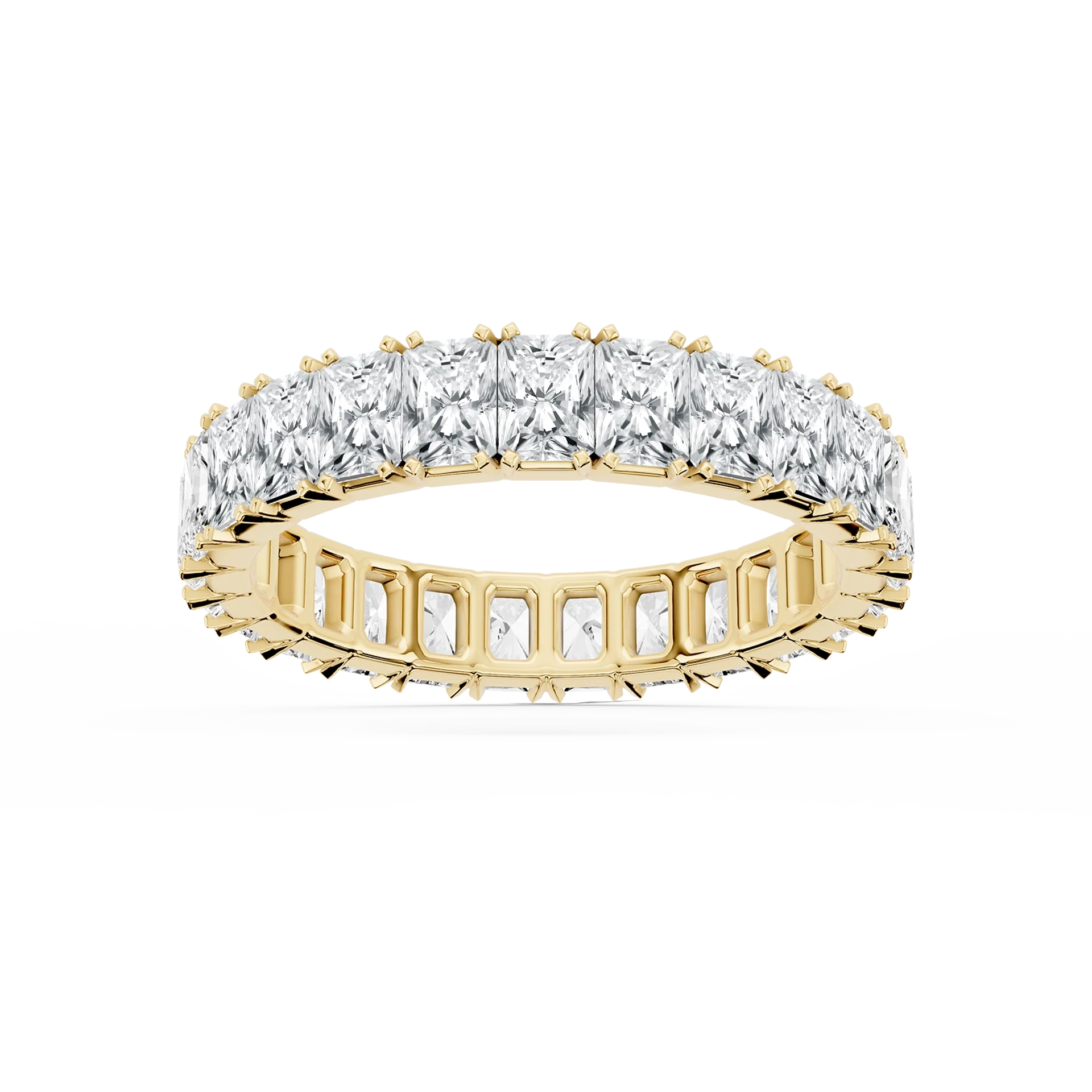 Lovea Mathilda Eternity Ring Radiantschliff – Gelbgold