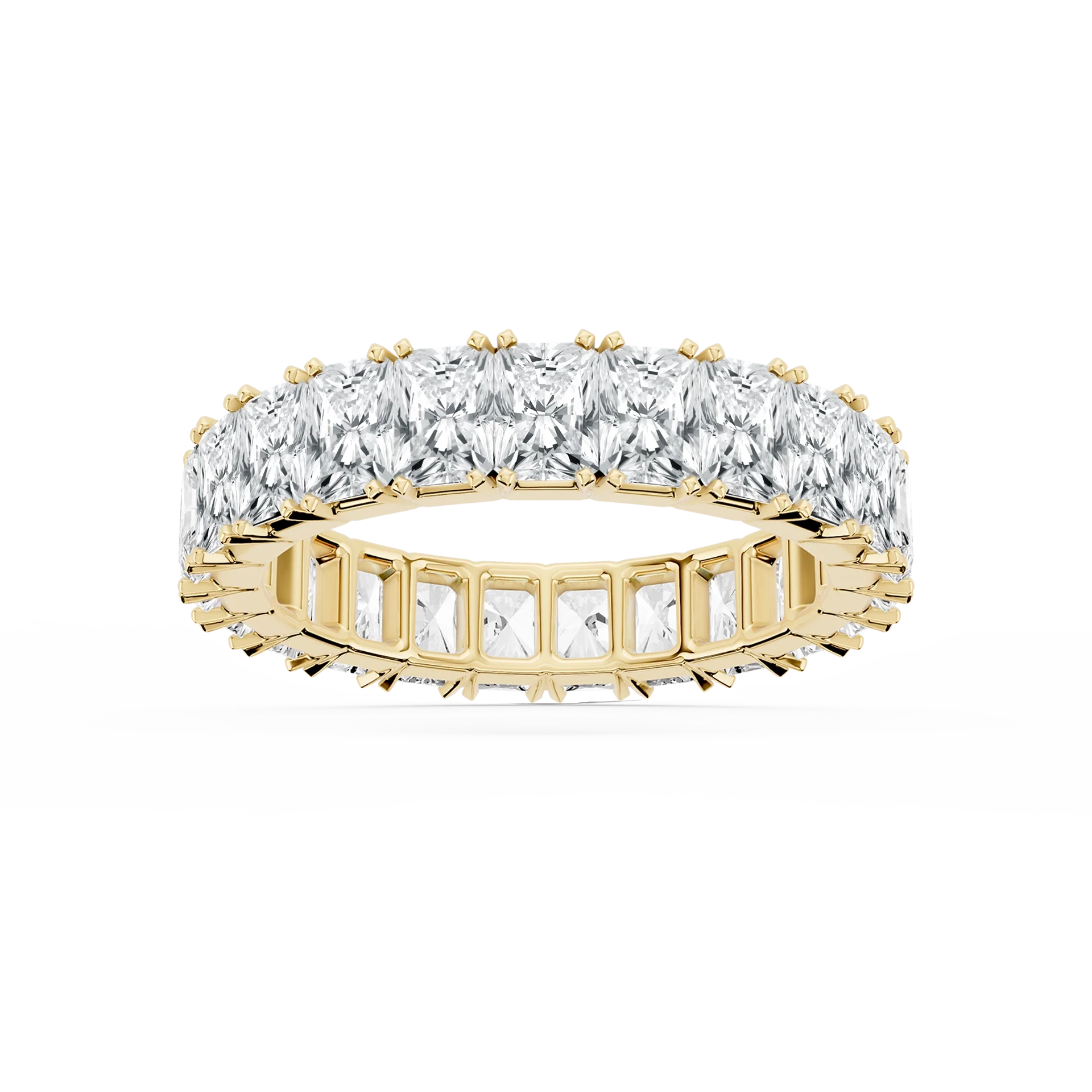 Lovea Mathilda Eternity Ring Radiantschliff – Gelbgold