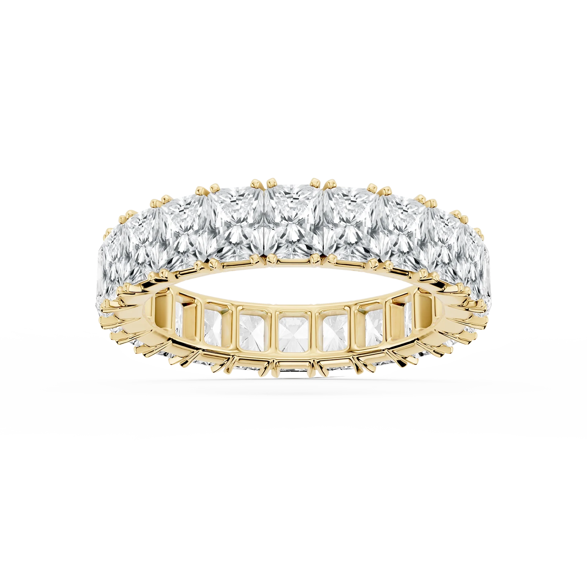 Lovea Mathilda Eternity Ring Radiantschliff – Gelbgold