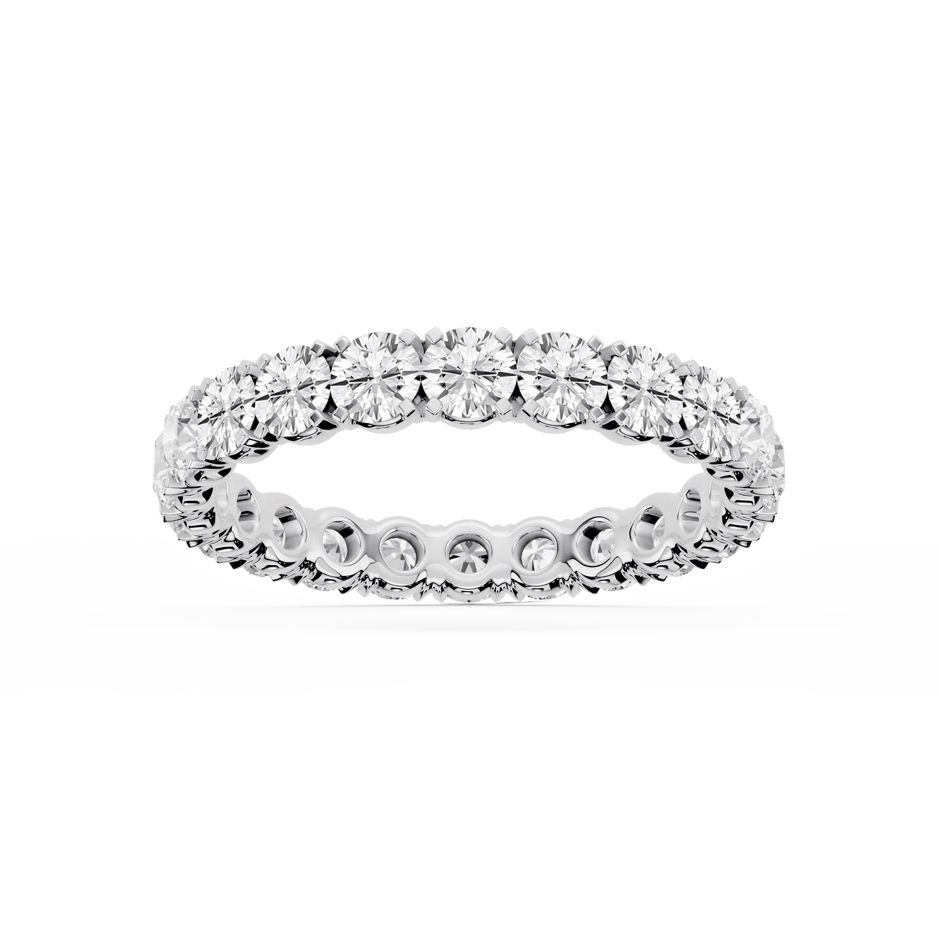 Lovea Mathilda Eternity Ring Rundschliff – Weißgold