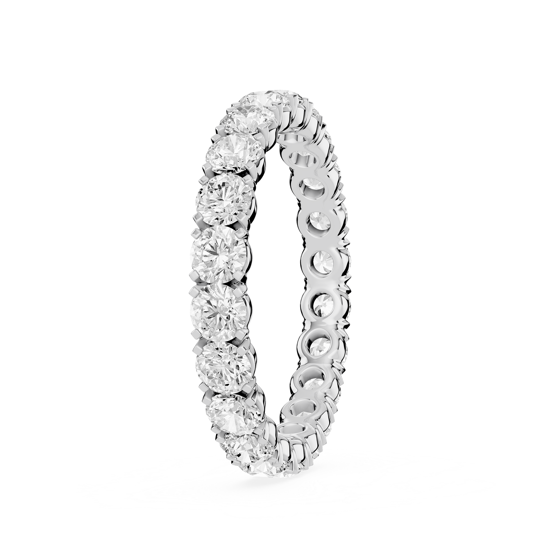 Lovea Mathilda Eternity Ring Rundschliff – Weißgold