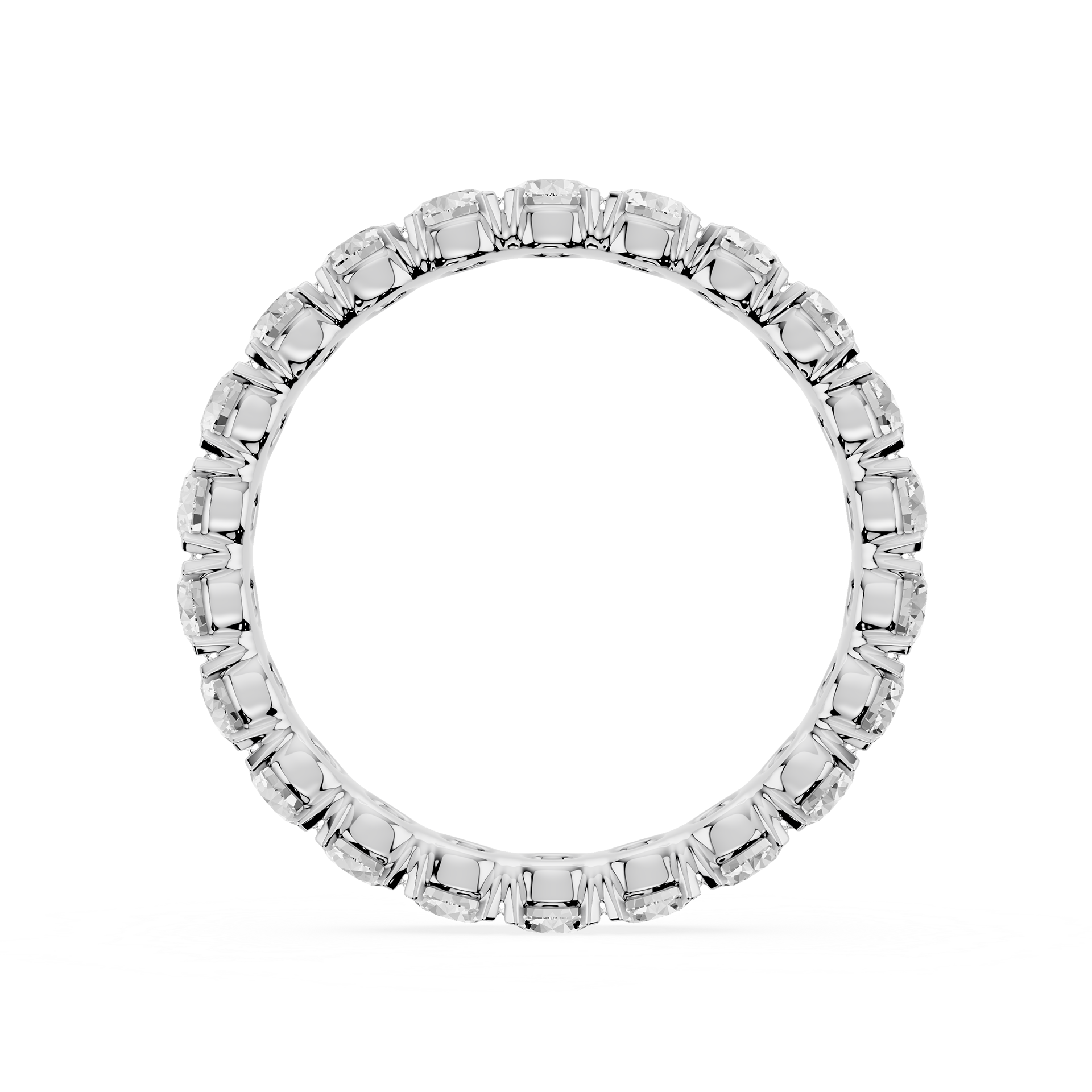 Lovea Mathilda Eternity Ring Rundschliff – Weißgold