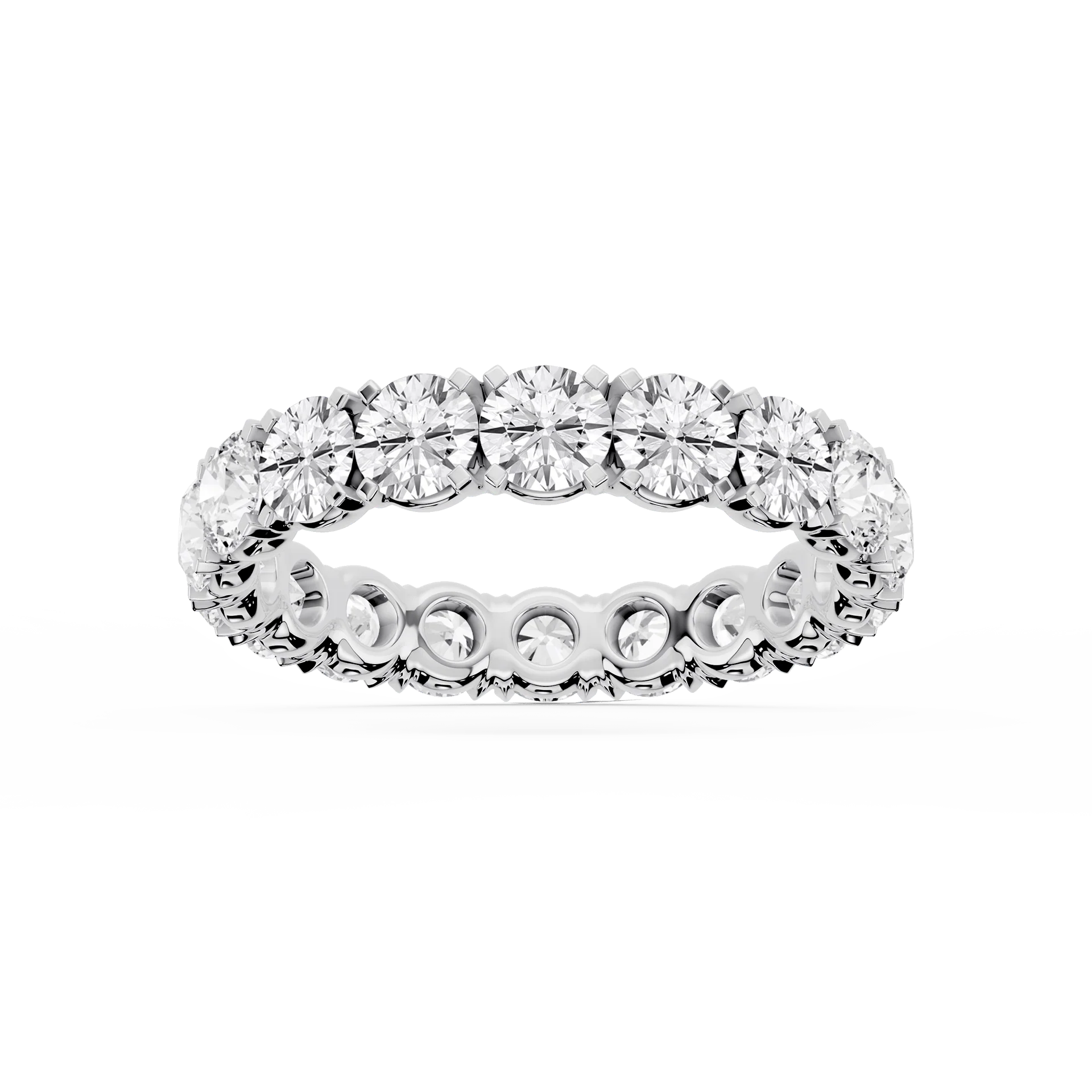 Lovea Mathilda Eternity Ring Rundschliff – Weißgold