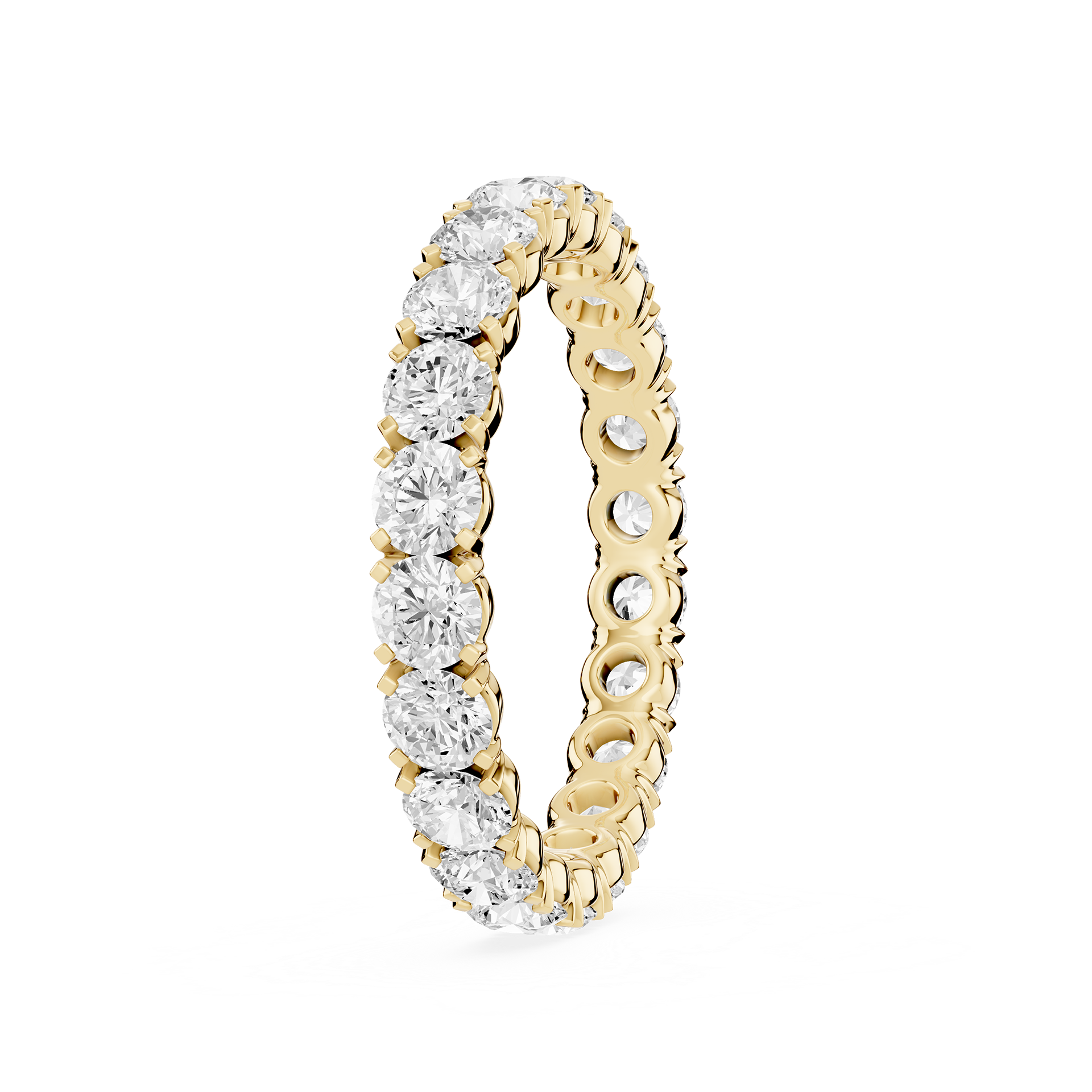 Lovea Mathilda Eternity Ring Rundschliff – Gelbgold