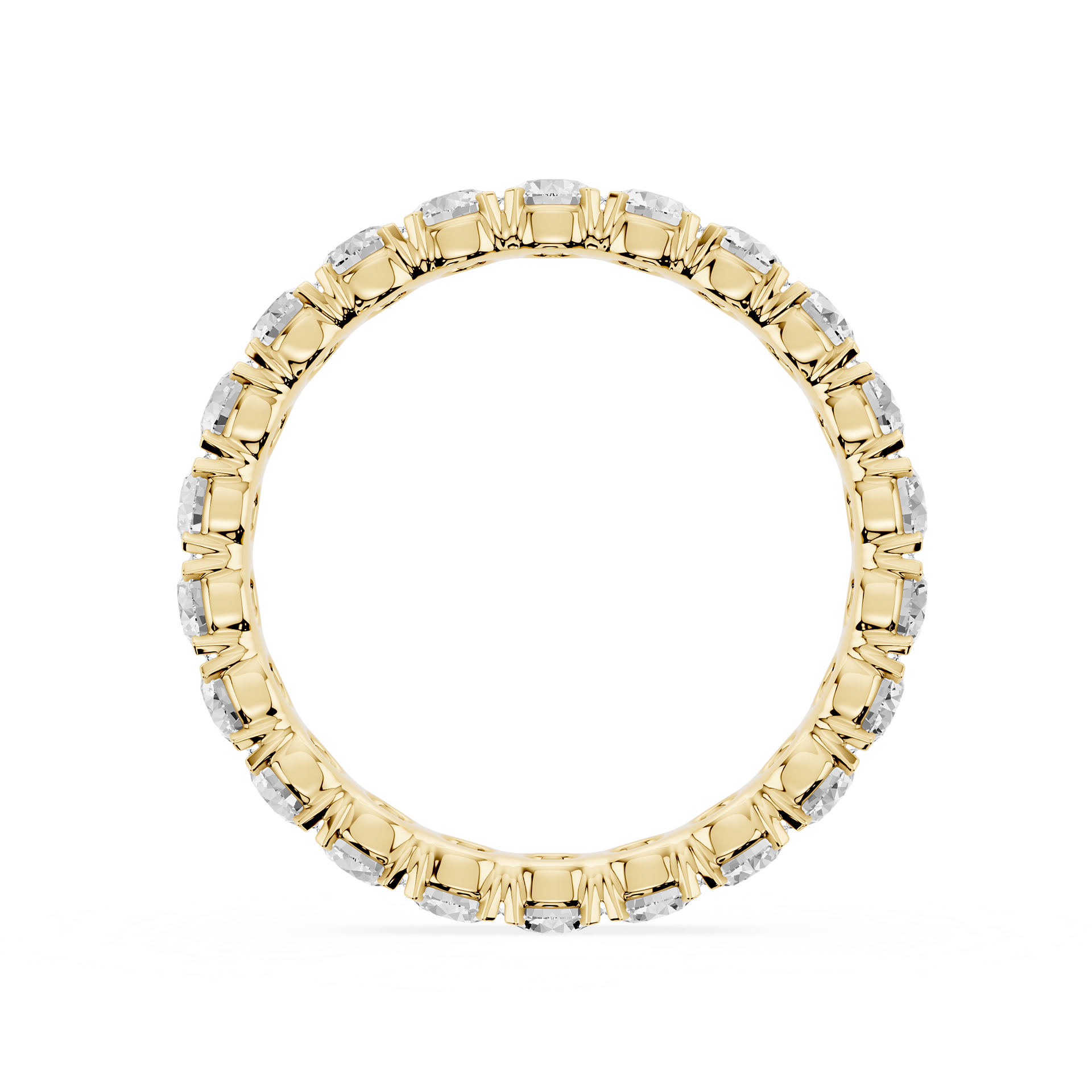 Lovea Mathilda Eternity Ring Rundschliff – Gelbgold
