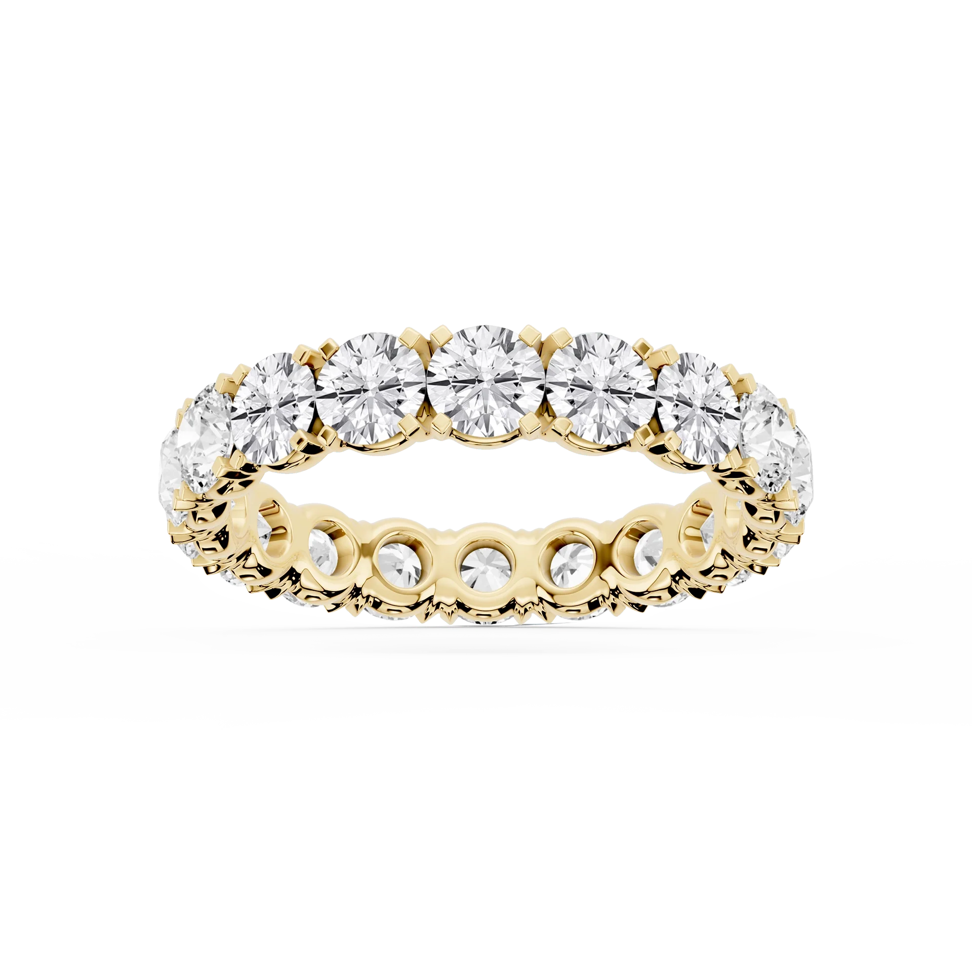 Lovea Mathilda Eternity Ring Rundschliff – Gelbgold