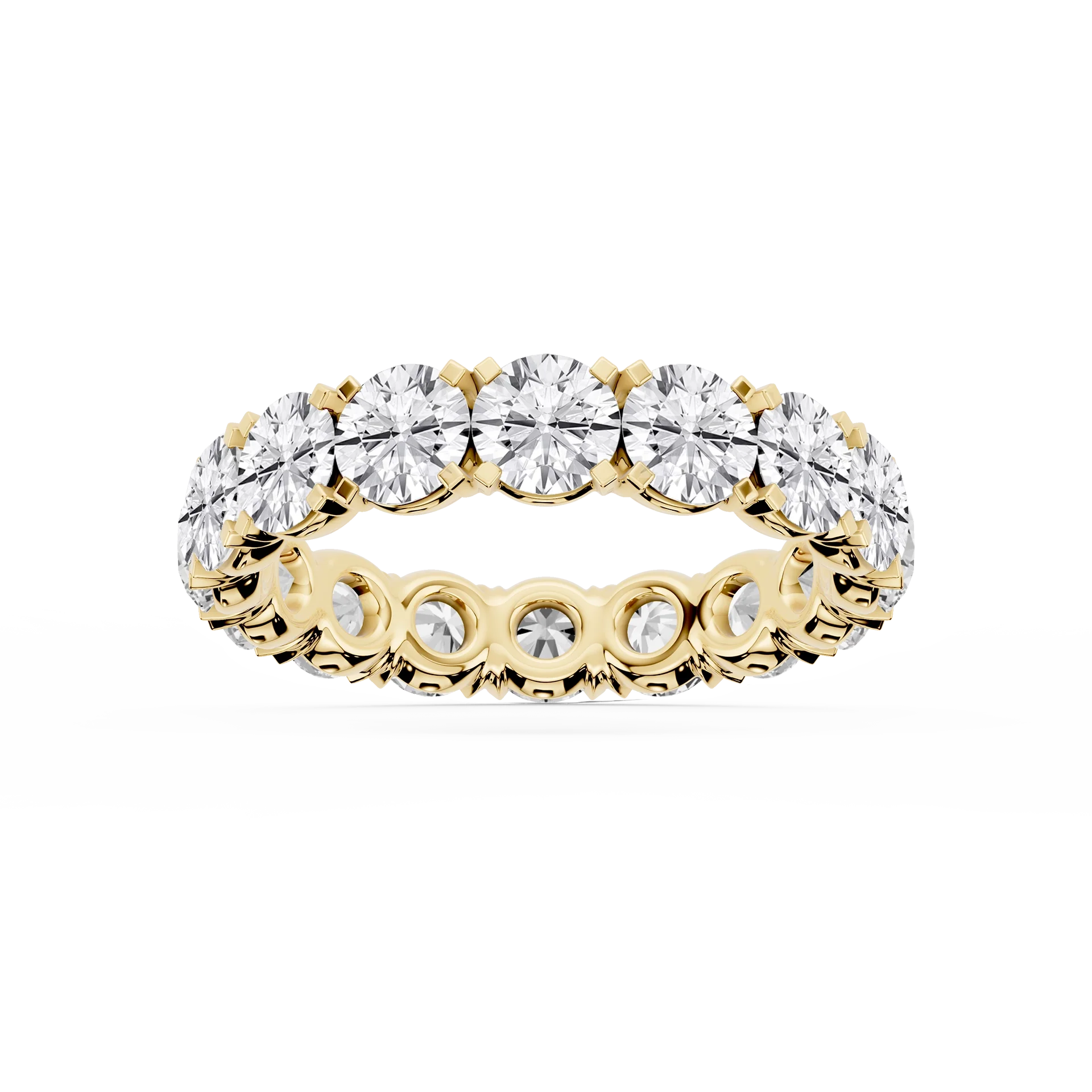 Lovea Mathilda Eternity Ring Rundschliff – Gelbgold