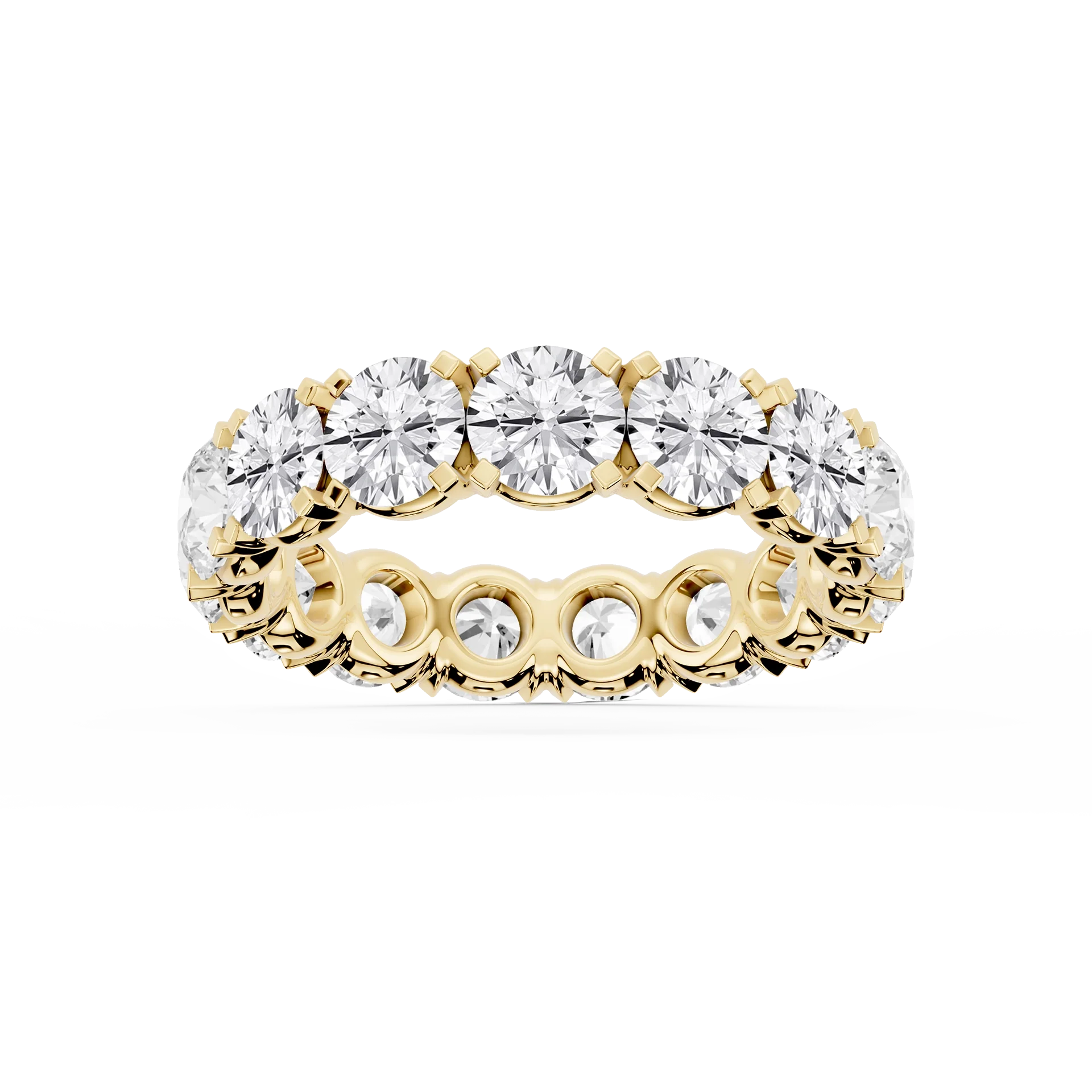 Lovea Mathilda Eternity Ring Rundschliff – Gelbgold