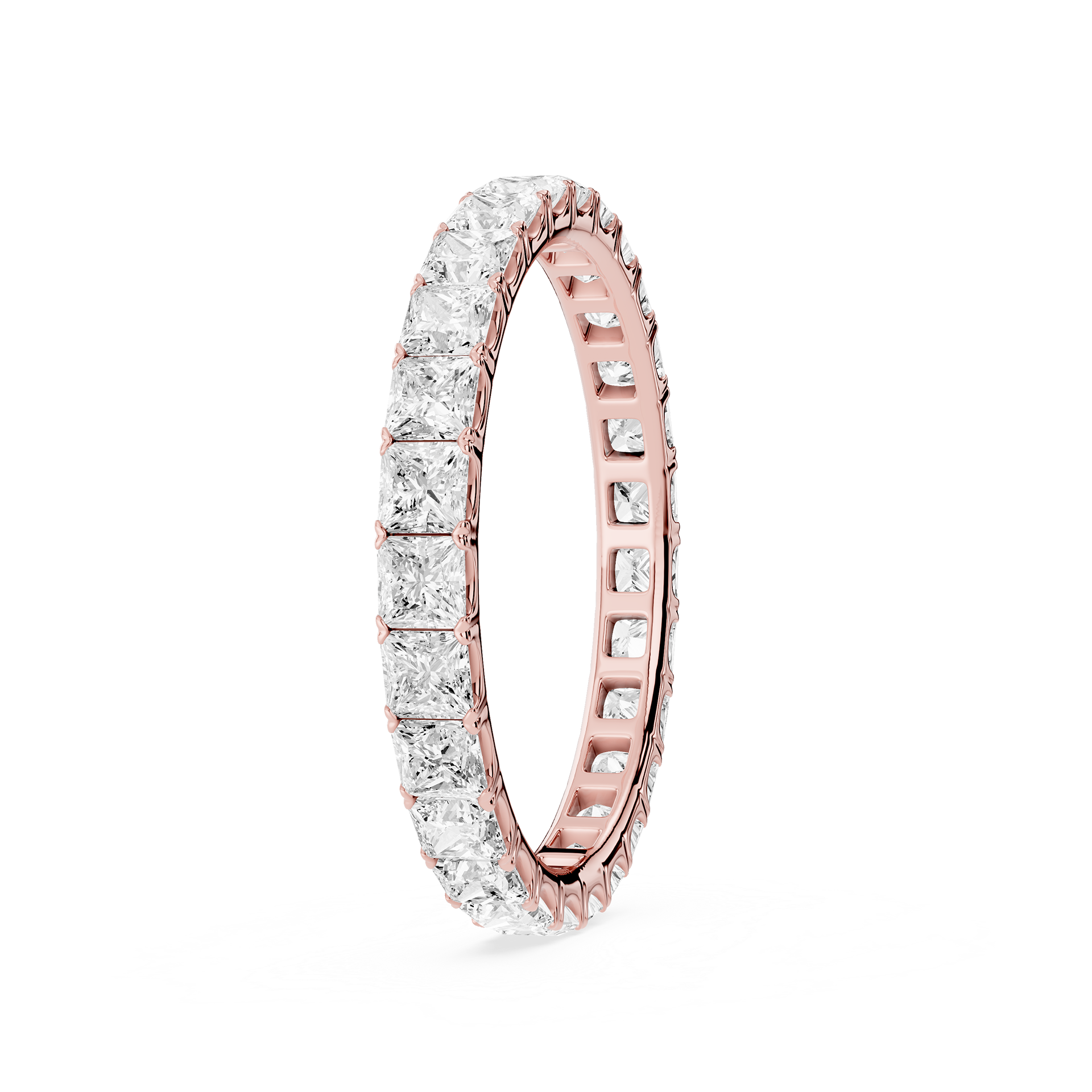 Lovea Stella Eternity Ring Prinzessschliff – Roségold