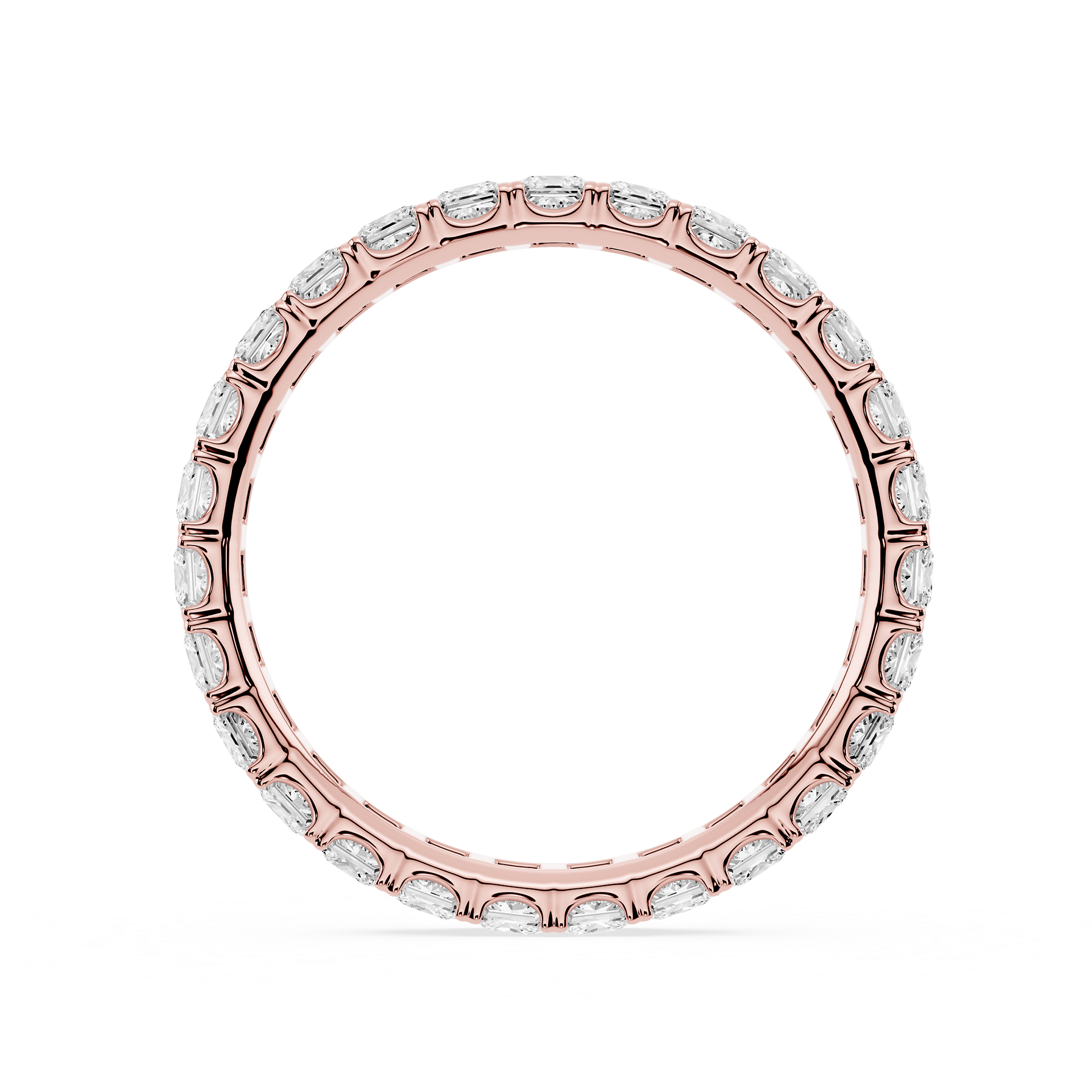 Lovea Stella Eternity Ring Prinzessschliff – Roségold
