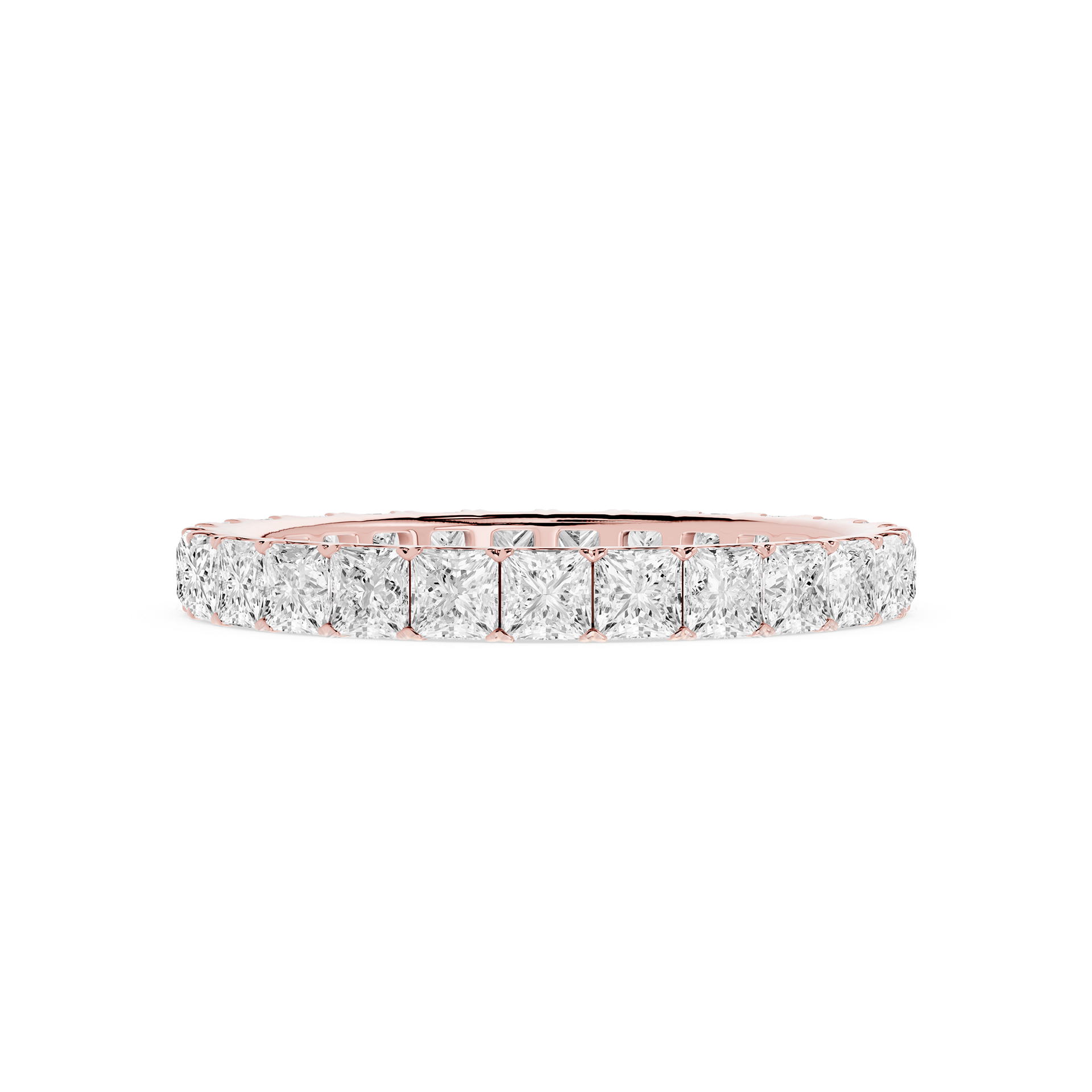 Lovea Stella Eternity Ring Prinzessschliff – Roségold