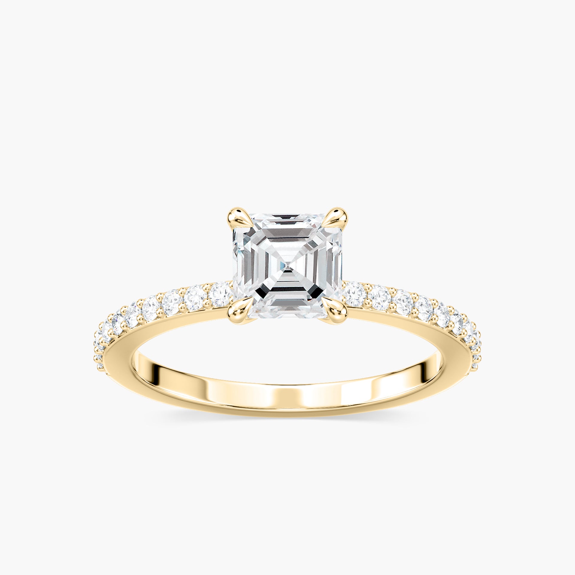 Charlotte Verlobungsring – Gelbgold
