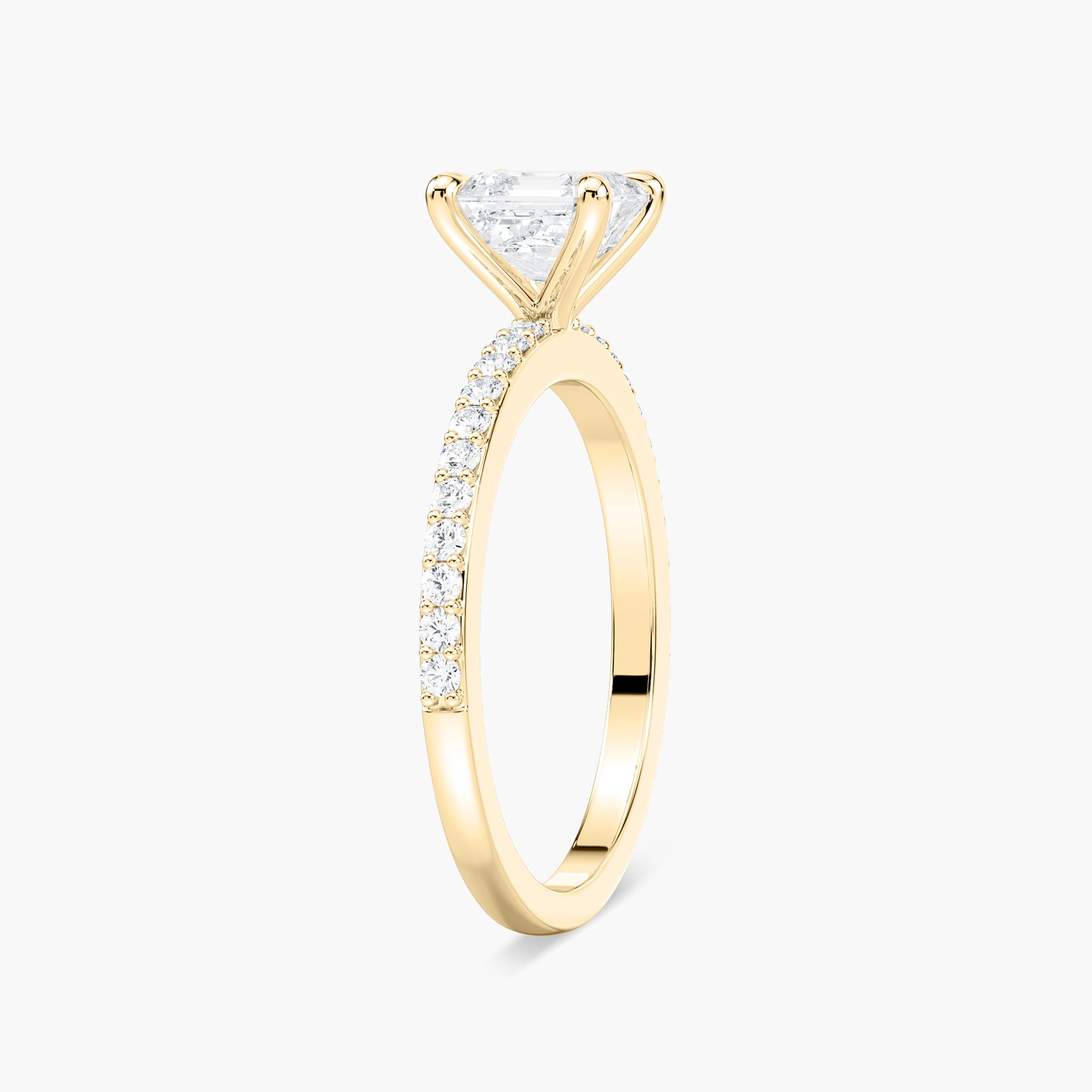 Charlotte Verlobungsring – Gelbgold