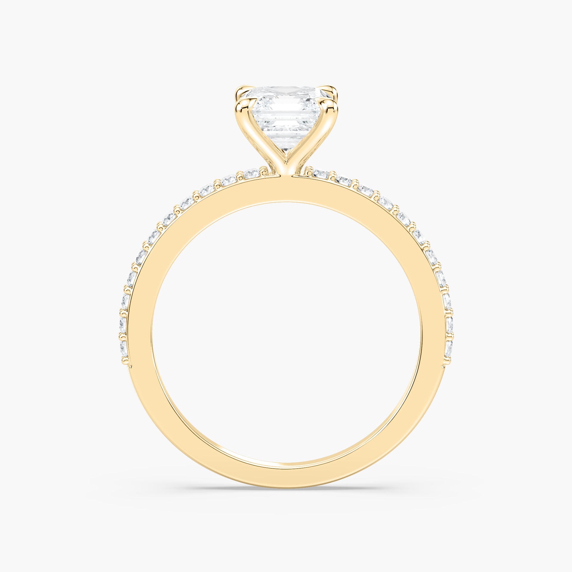 Charlotte Verlobungsring – Gelbgold