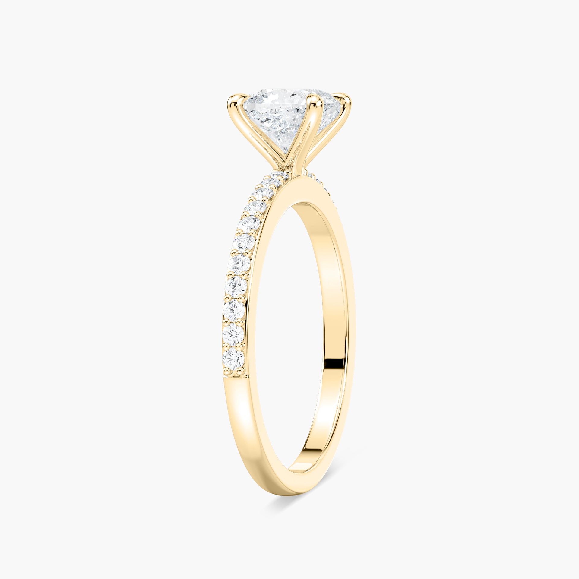 Charlotte Verlobungsring – Gelbgold