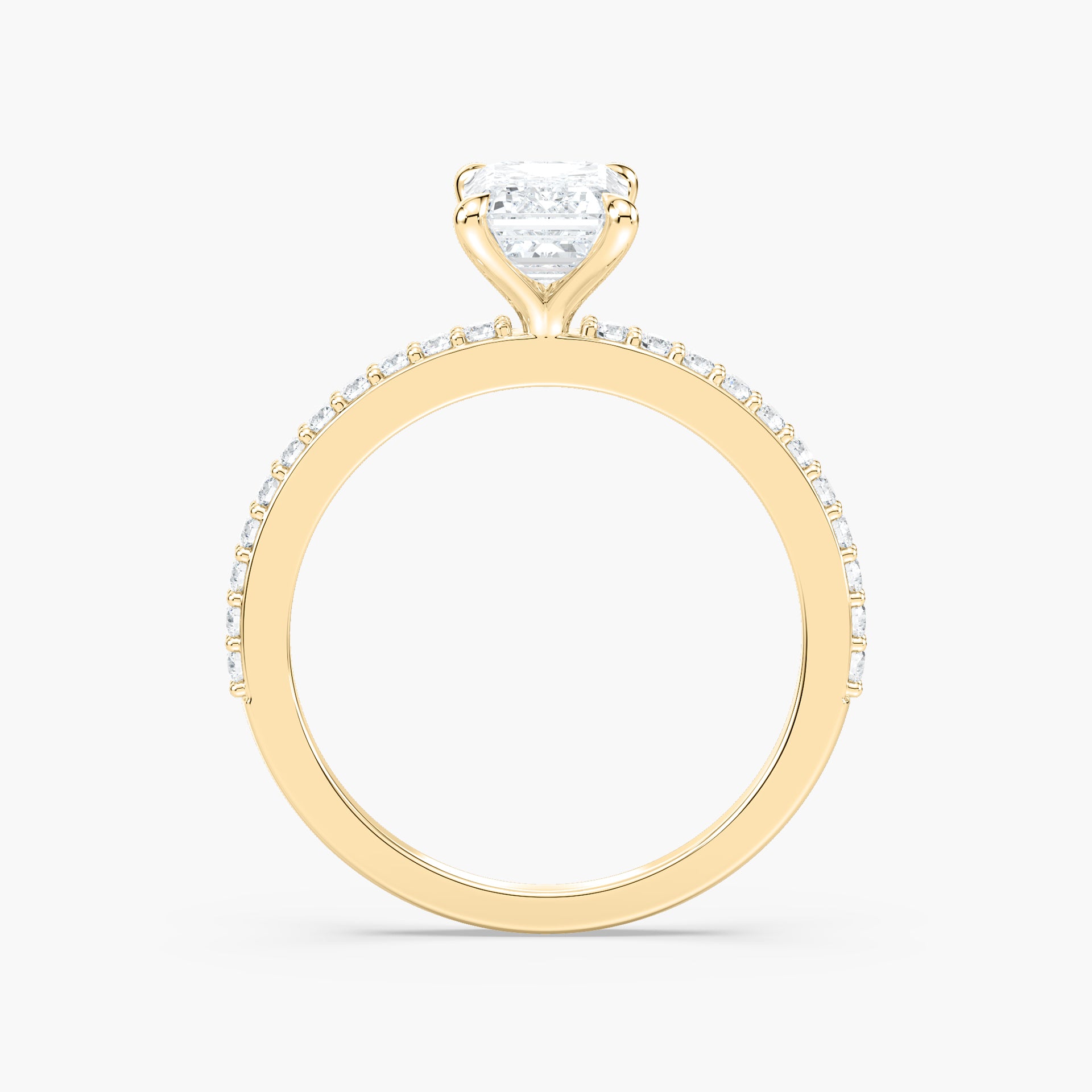 Charlotte Verlobungsring – Gelbgold