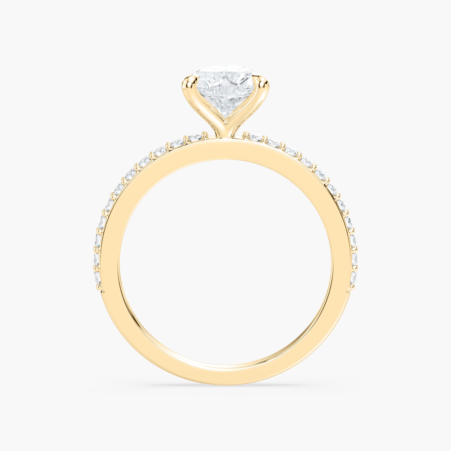 Charlotte Verlobungsring – Gelbgold